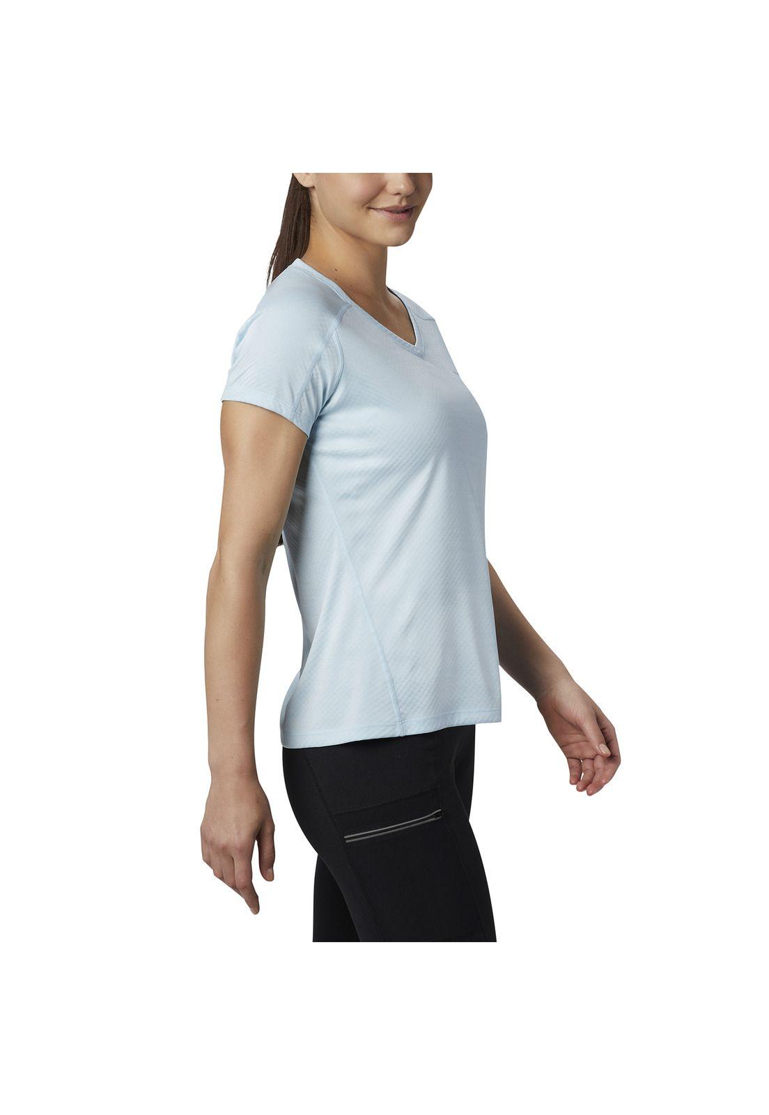 Polera Mujer Zero Rules Short Ss Celeste-3