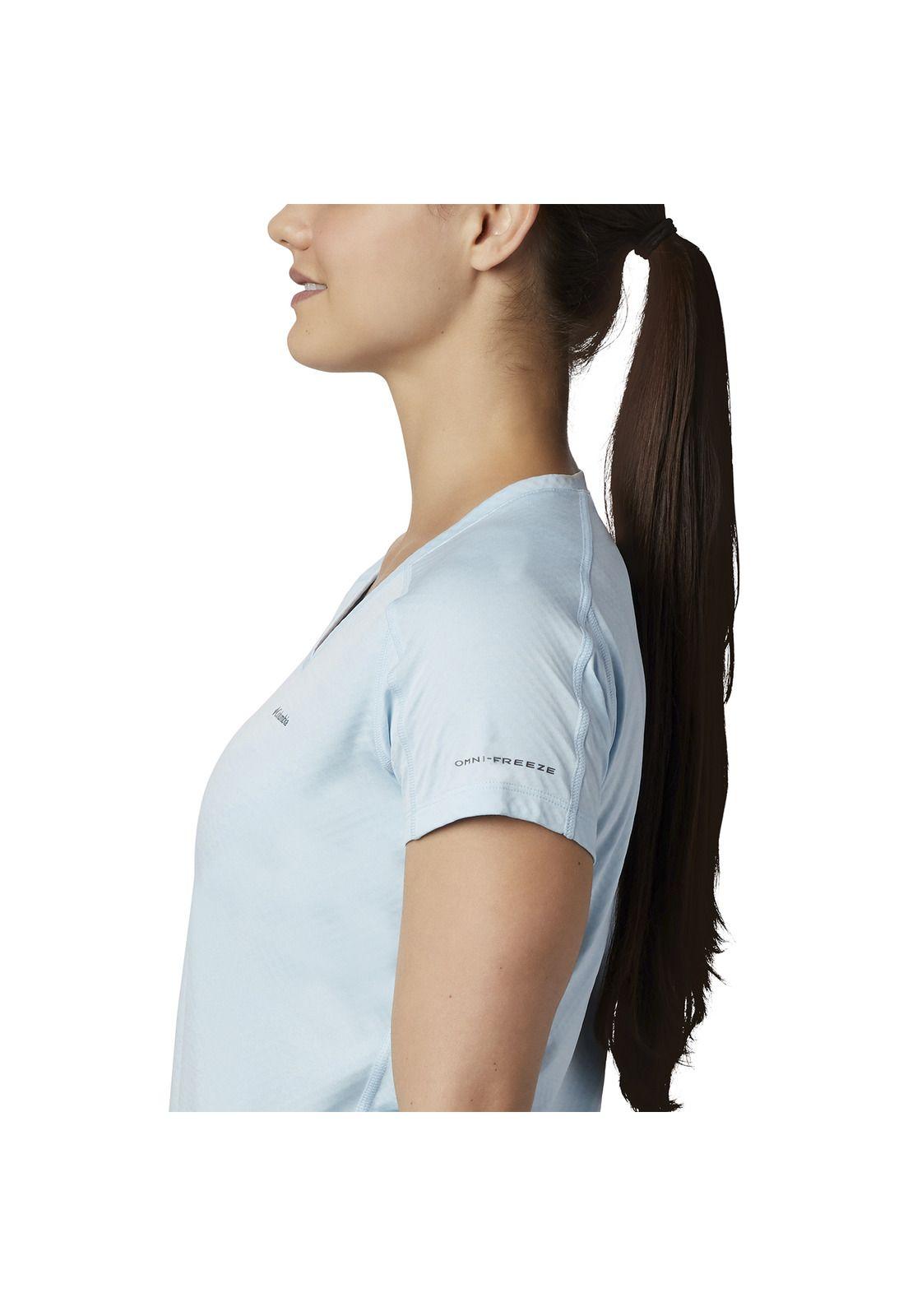 Polera Mujer Zero Rules Short Ss Celeste-4