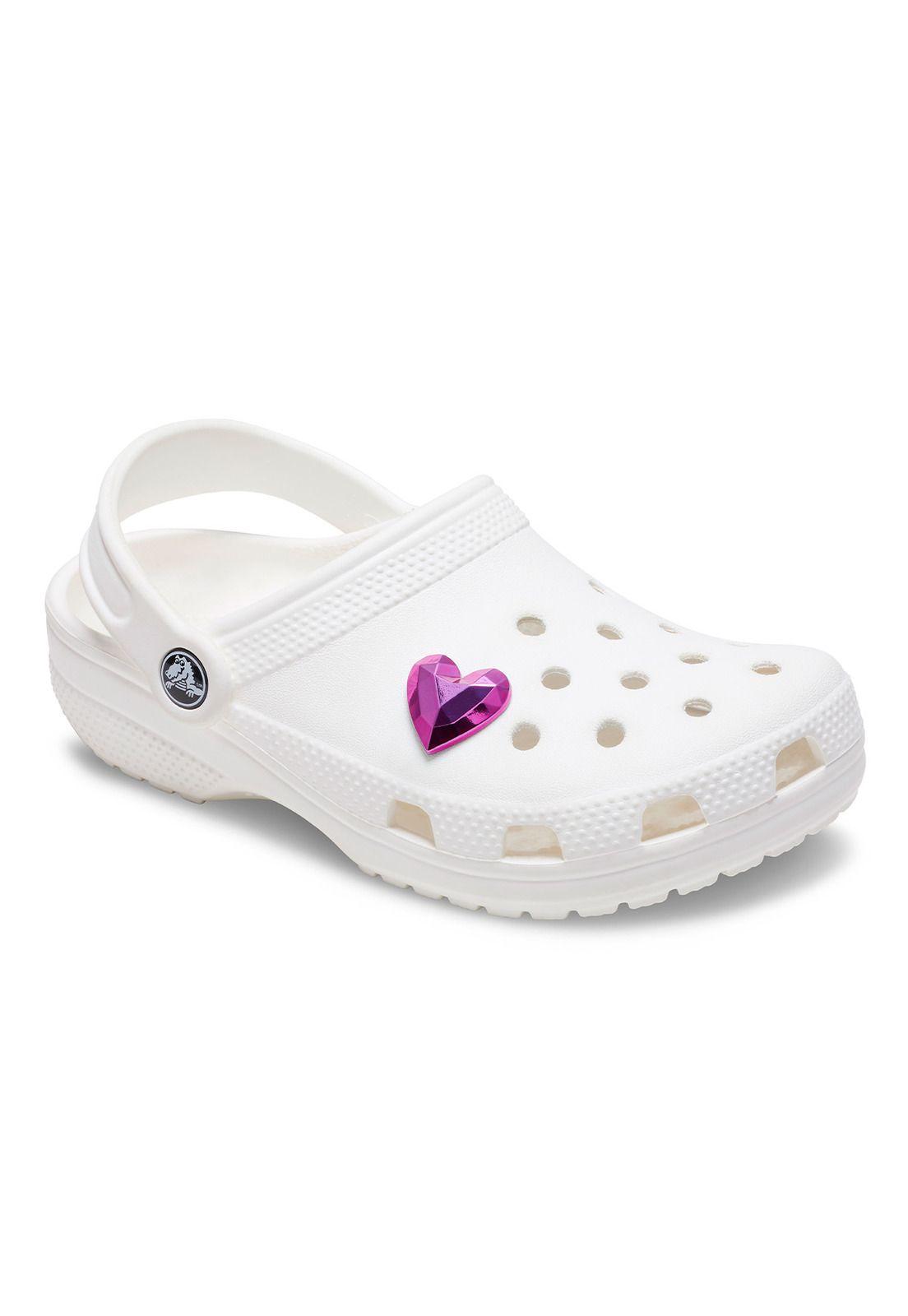 Jibbitz Crocs Corazón Rosado-1
