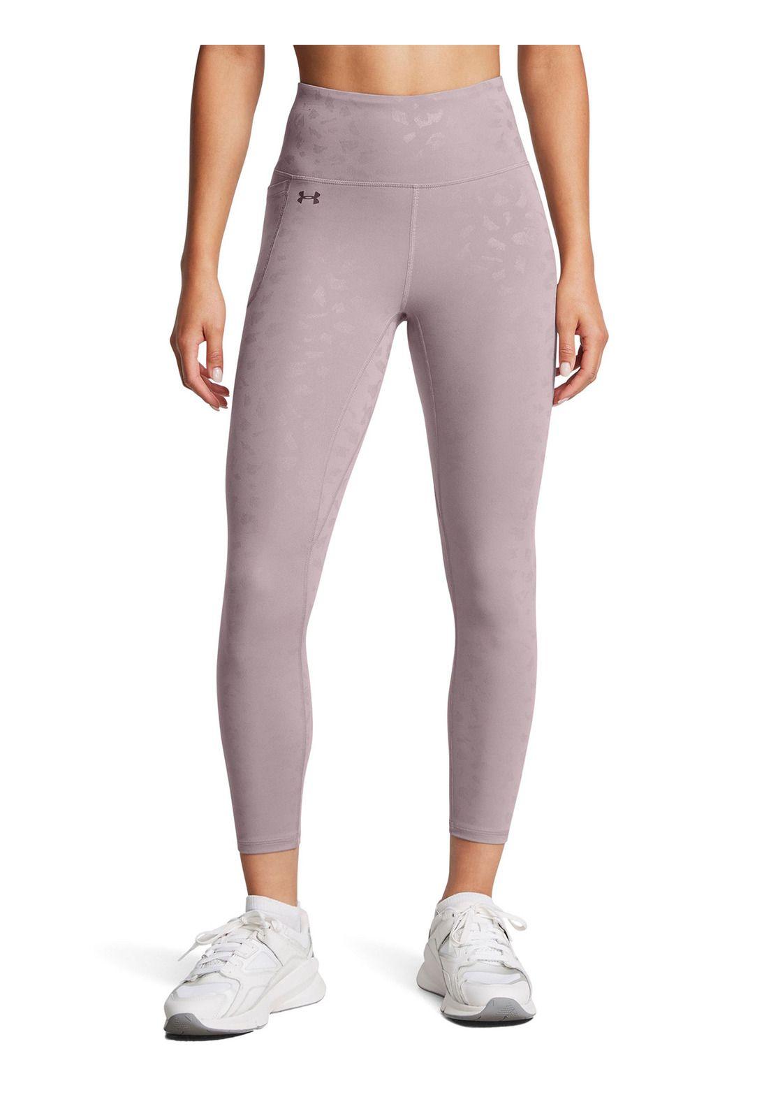 Leggings UA Motion Gloss para mujer Gris-3