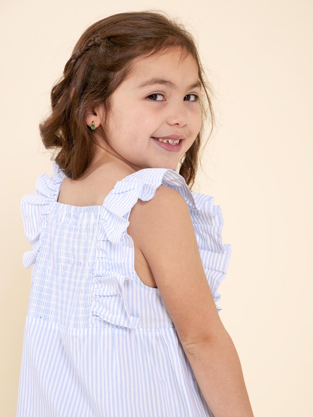 Blusa Niña Huerta Celeste-4