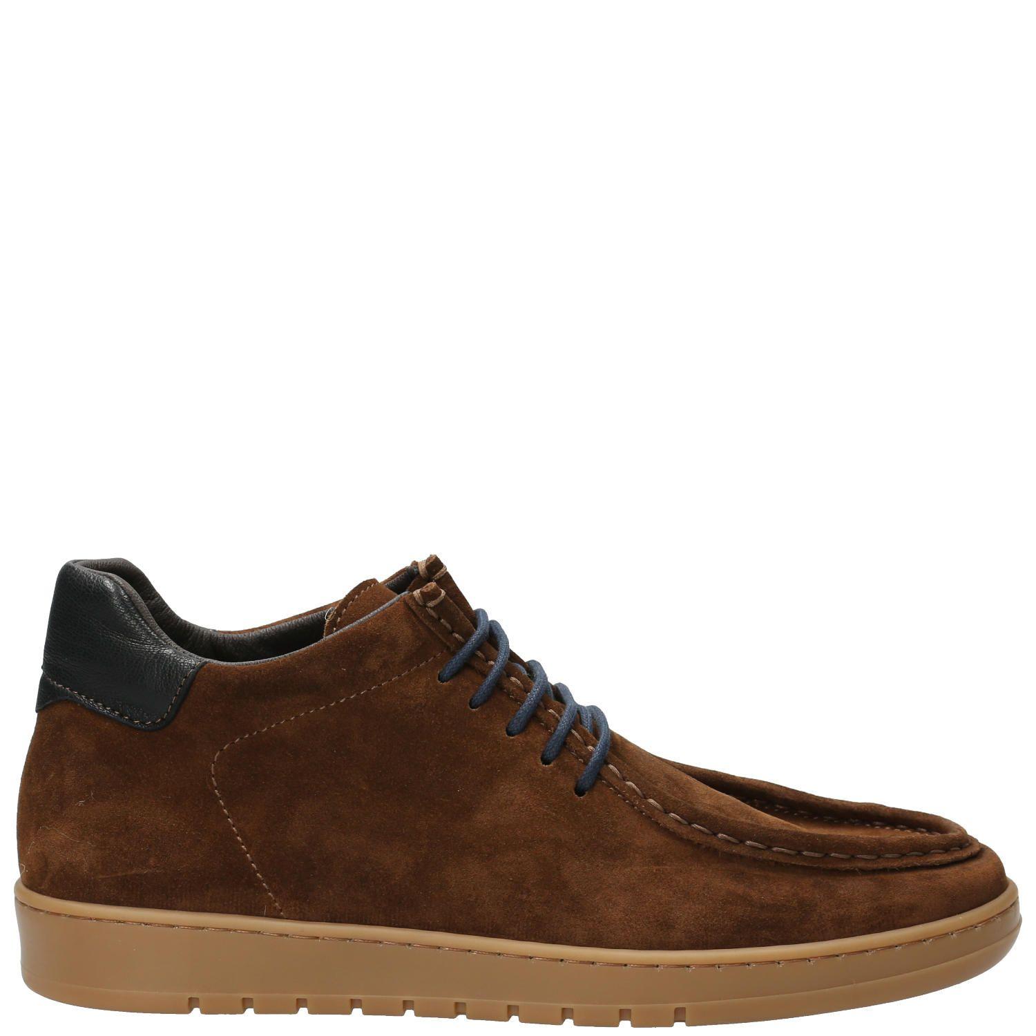 Zapatilla Cuero Hombre Tarento Café Claro-1