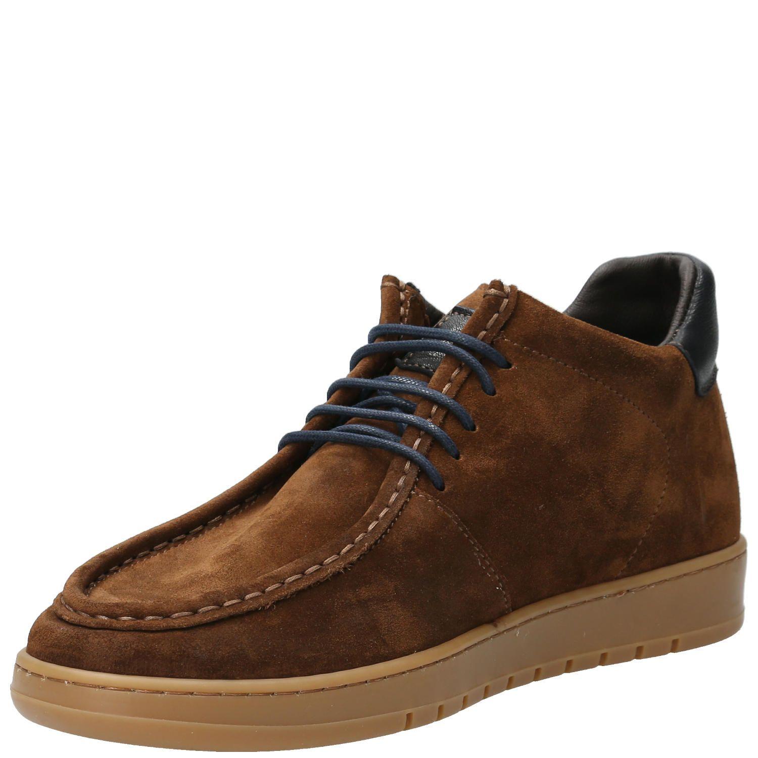 Zapatilla Cuero Hombre Tarento Café Claro-4