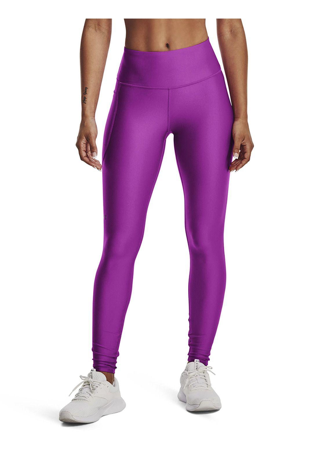 Calza altos HeatGear® Armor mujer Morado-3