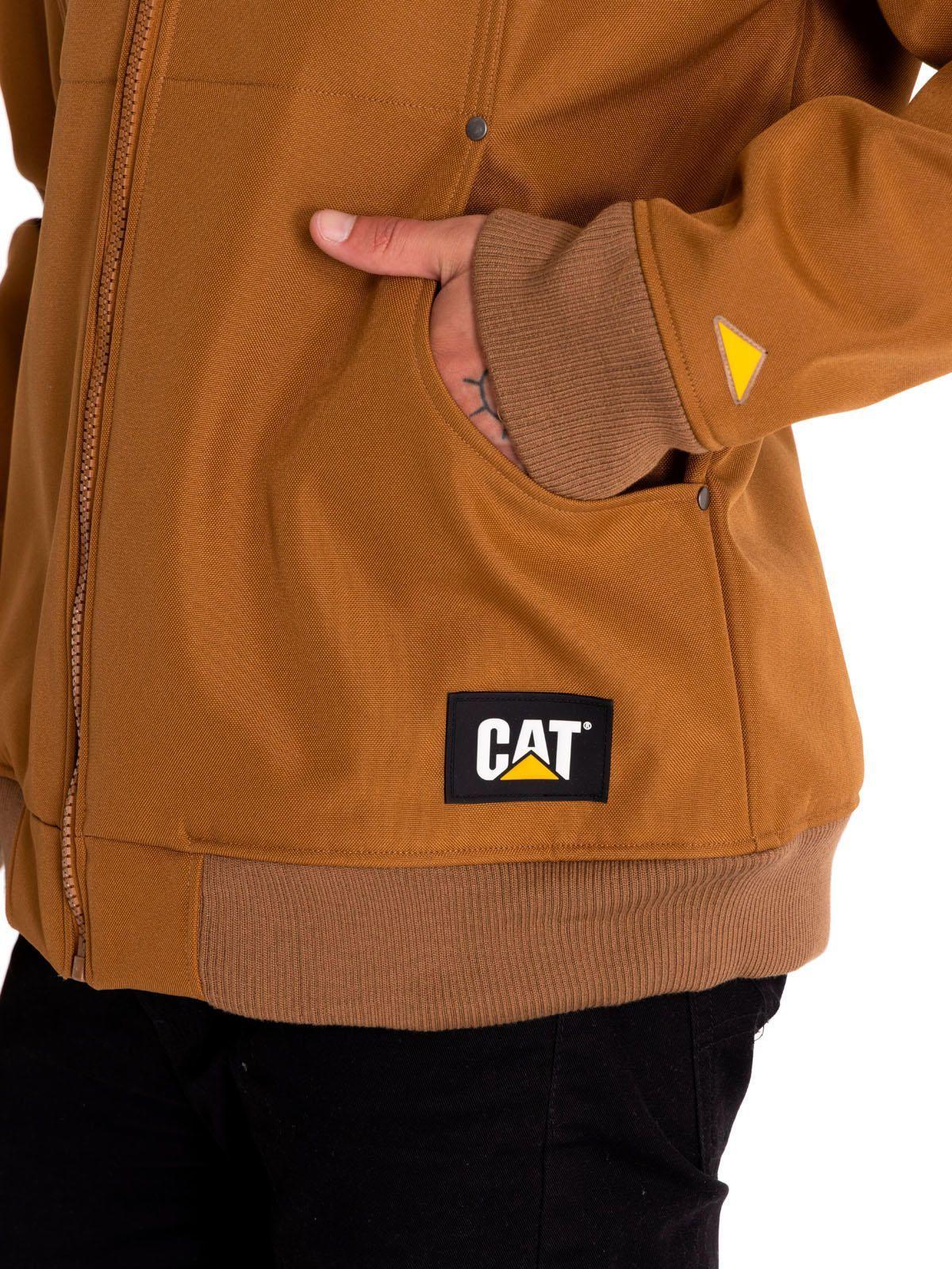 Chaqueta Hombre Bonded Fleece-Lined Work Café-5