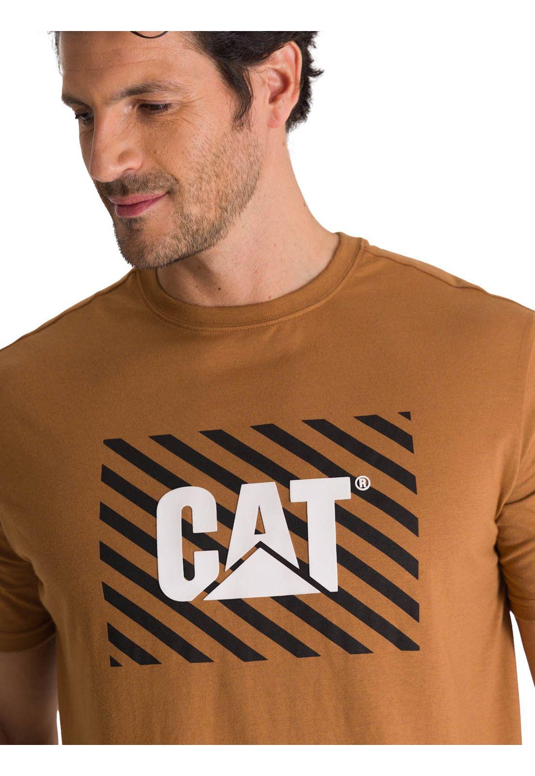 Polera Manga Corta Hombre Everyday Workwear Café-4