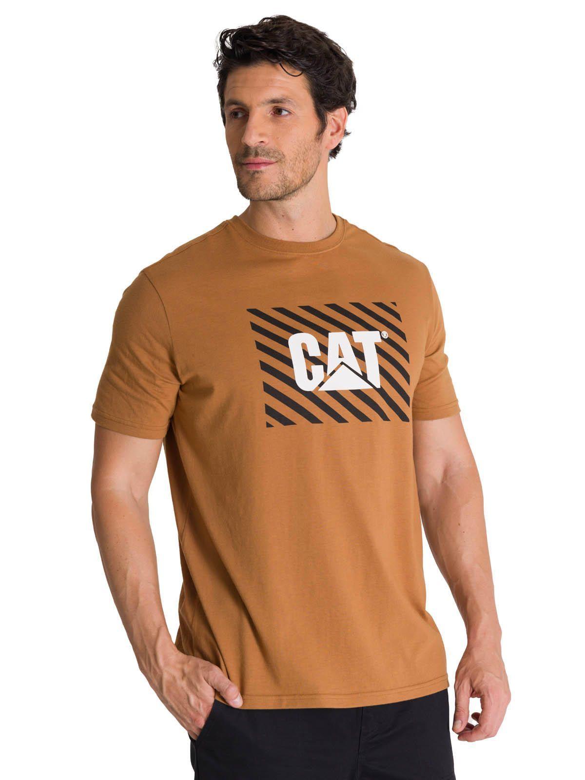 Polera Manga Corta Hombre Everyday Workwear Café-1