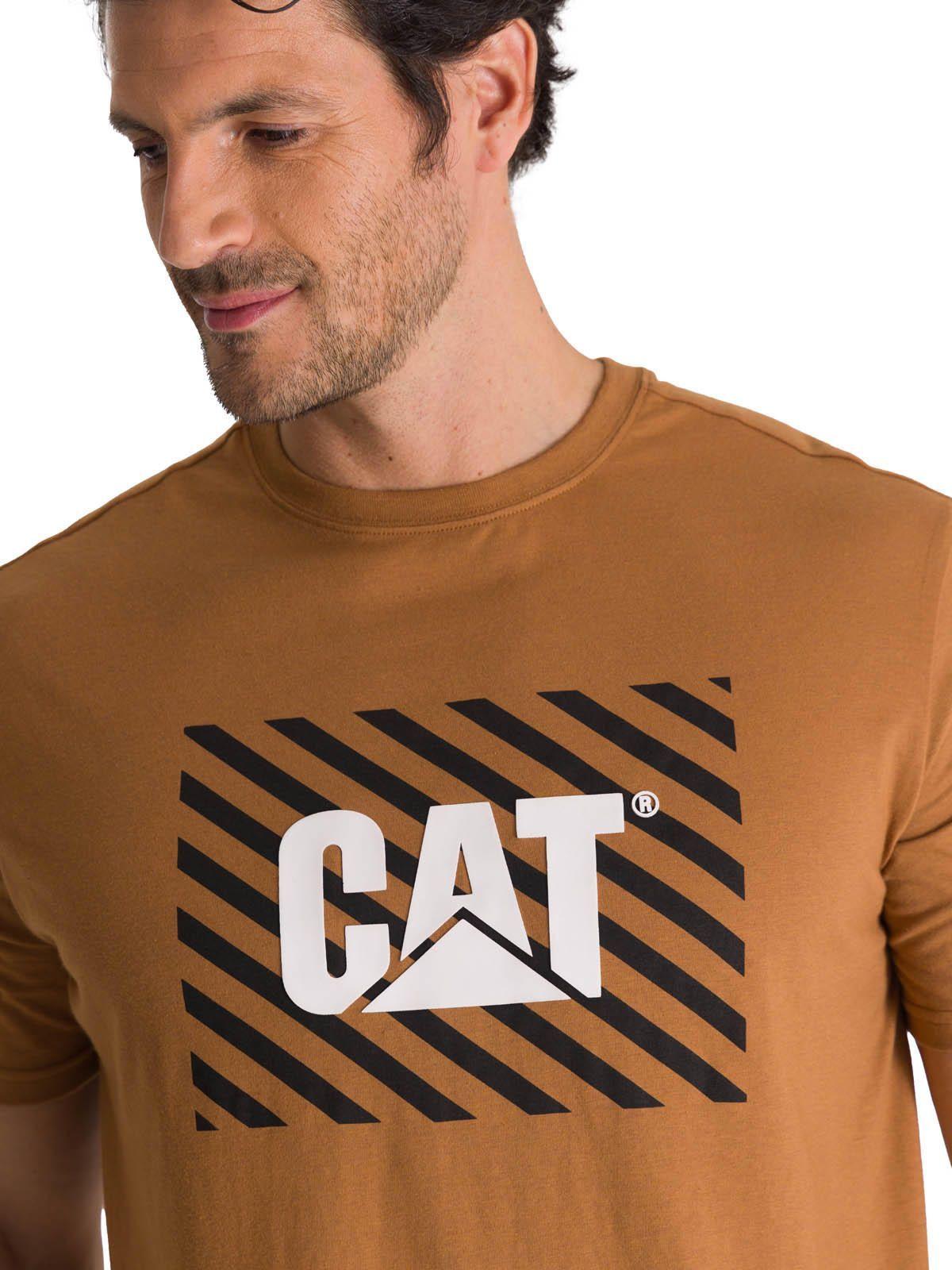 Polera Manga Corta Hombre Everyday Workwear Café-4