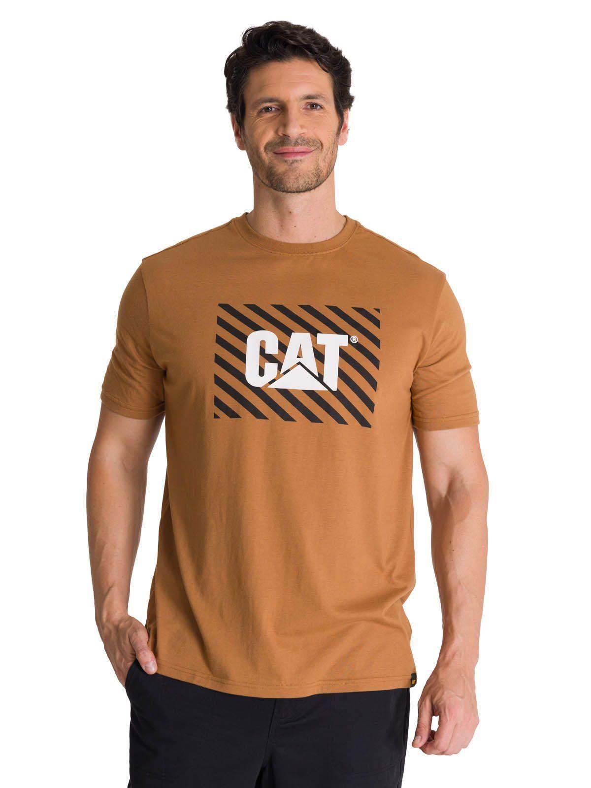 Polera Manga Corta Hombre Everyday Workwear Café-0