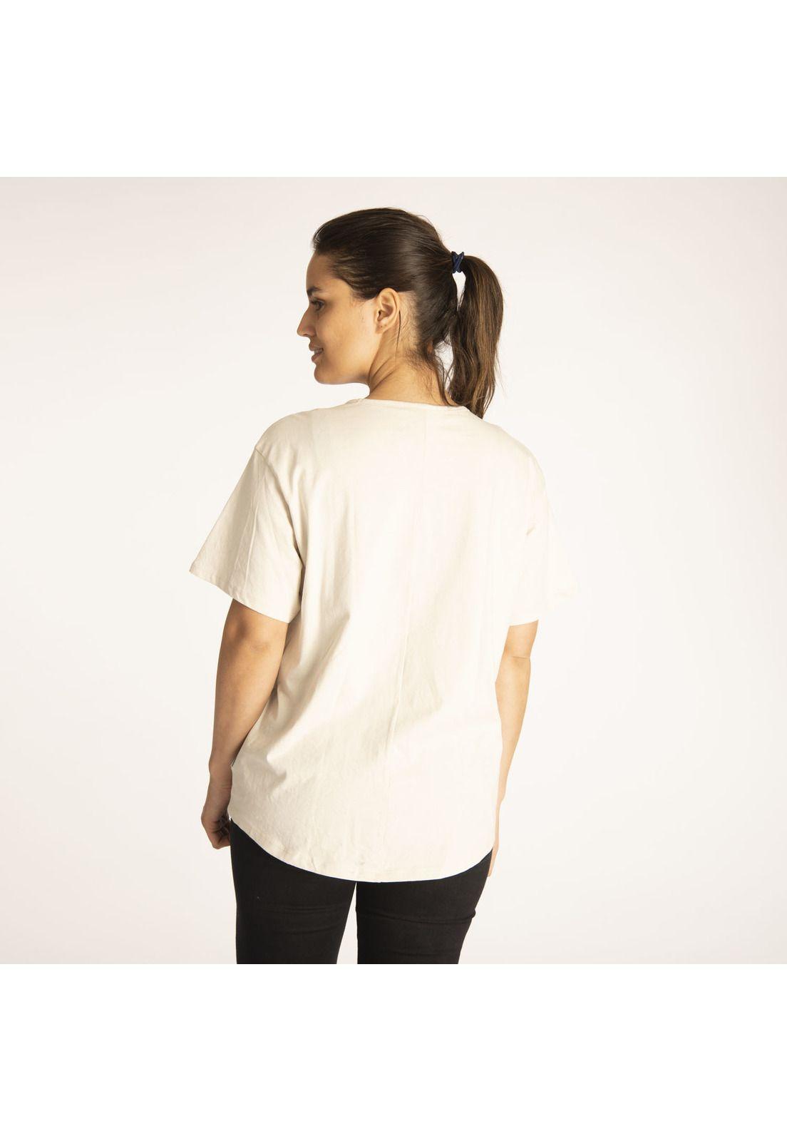 Polera M/C Mujer Delsa Tee Azul-3