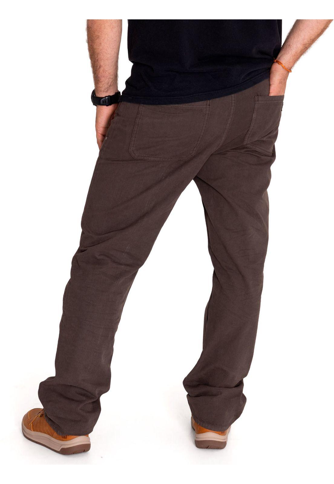 Pantalón Hombre Heritage Uniform Double Front Marrón-3