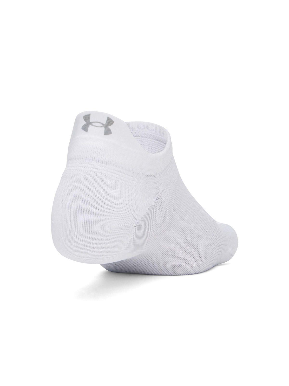 Calcetín UA Velociti Lite Blanco Unisex-1