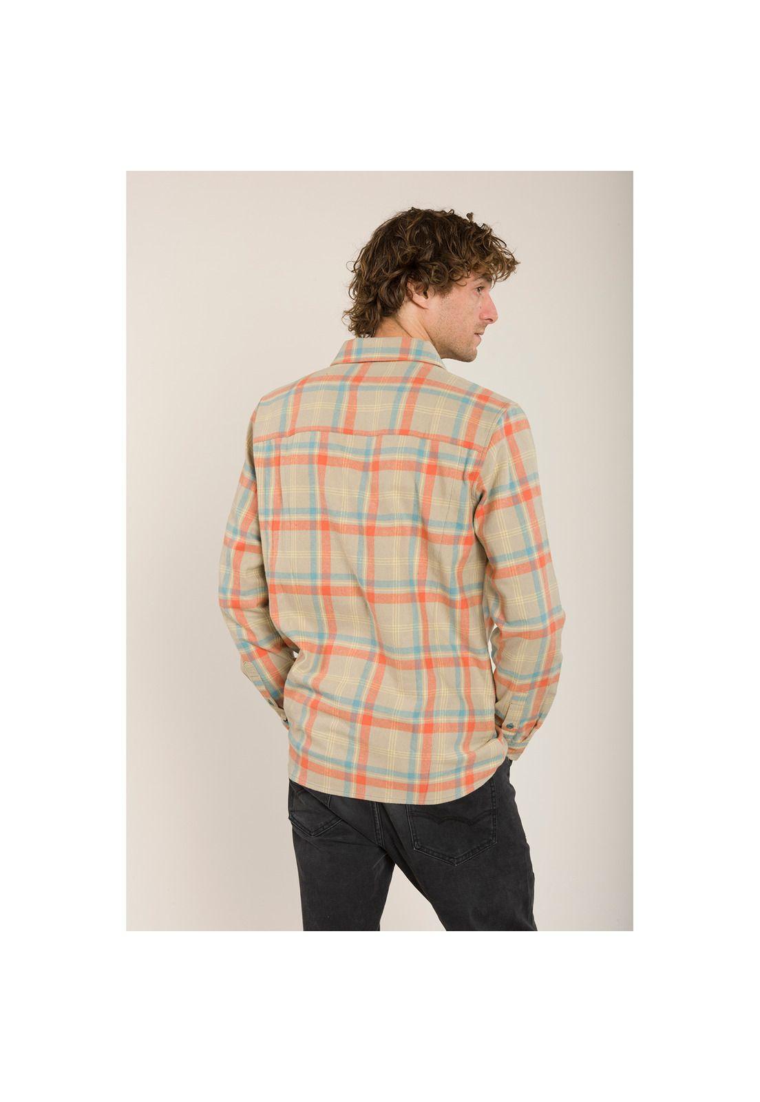 Camisa Manga Larga Cooper Naranja-1