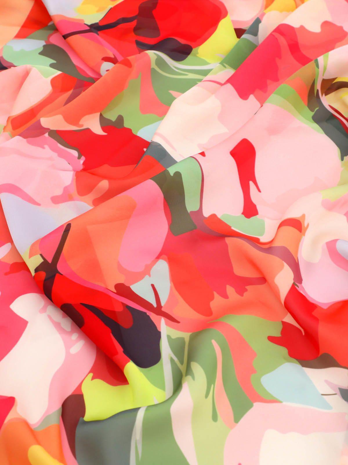 Pañuelo Mujer Hp Scarf Flowers Multicolor-2