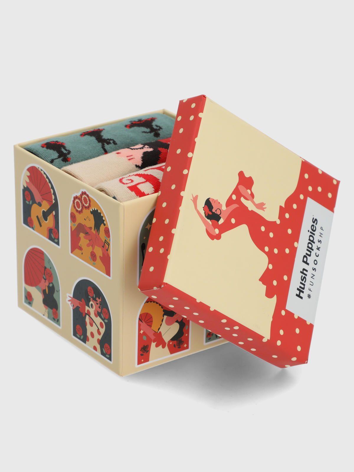 Pack 3 Calcetin Mujer Spain Multicolor-1