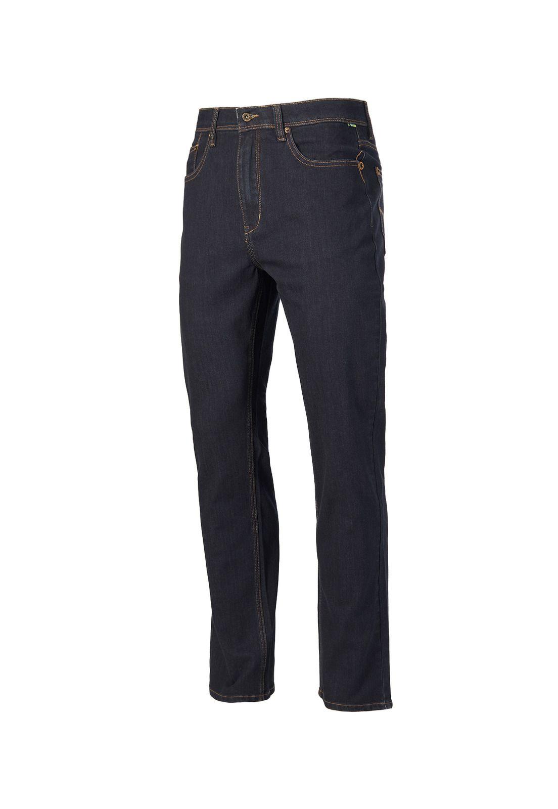 Jeans Hombre Five Azul Oscuro-0