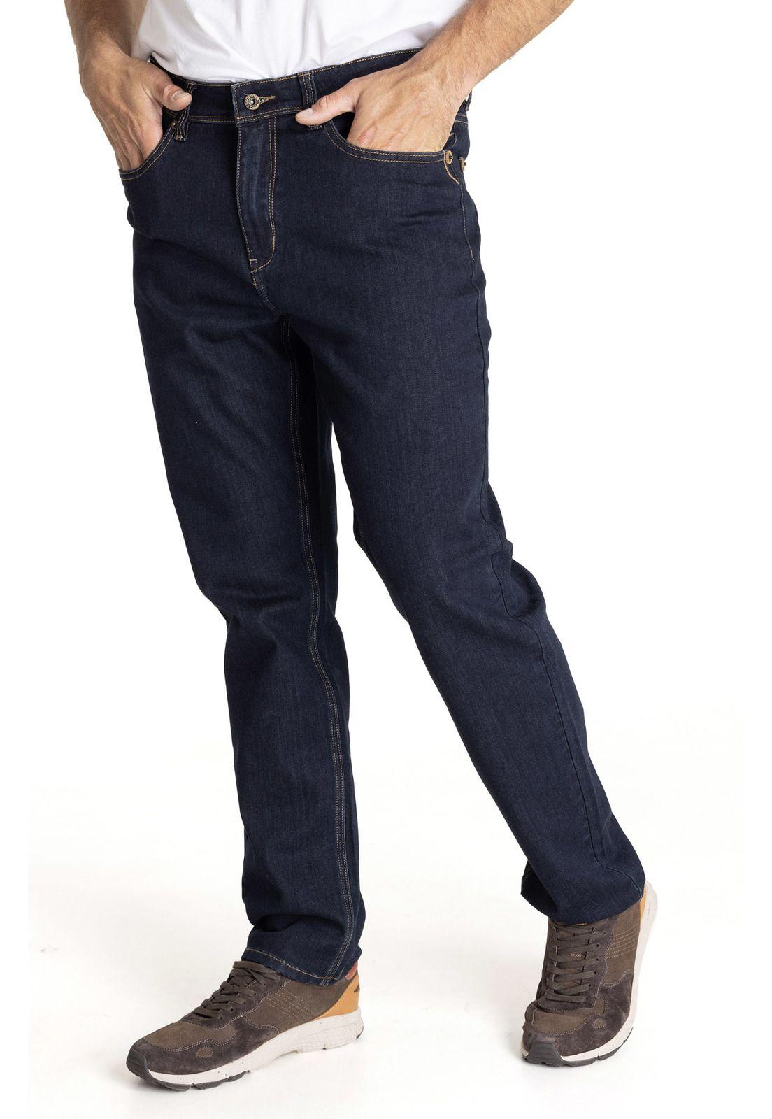 Jeans Hombre Five Azul Oscuro-3