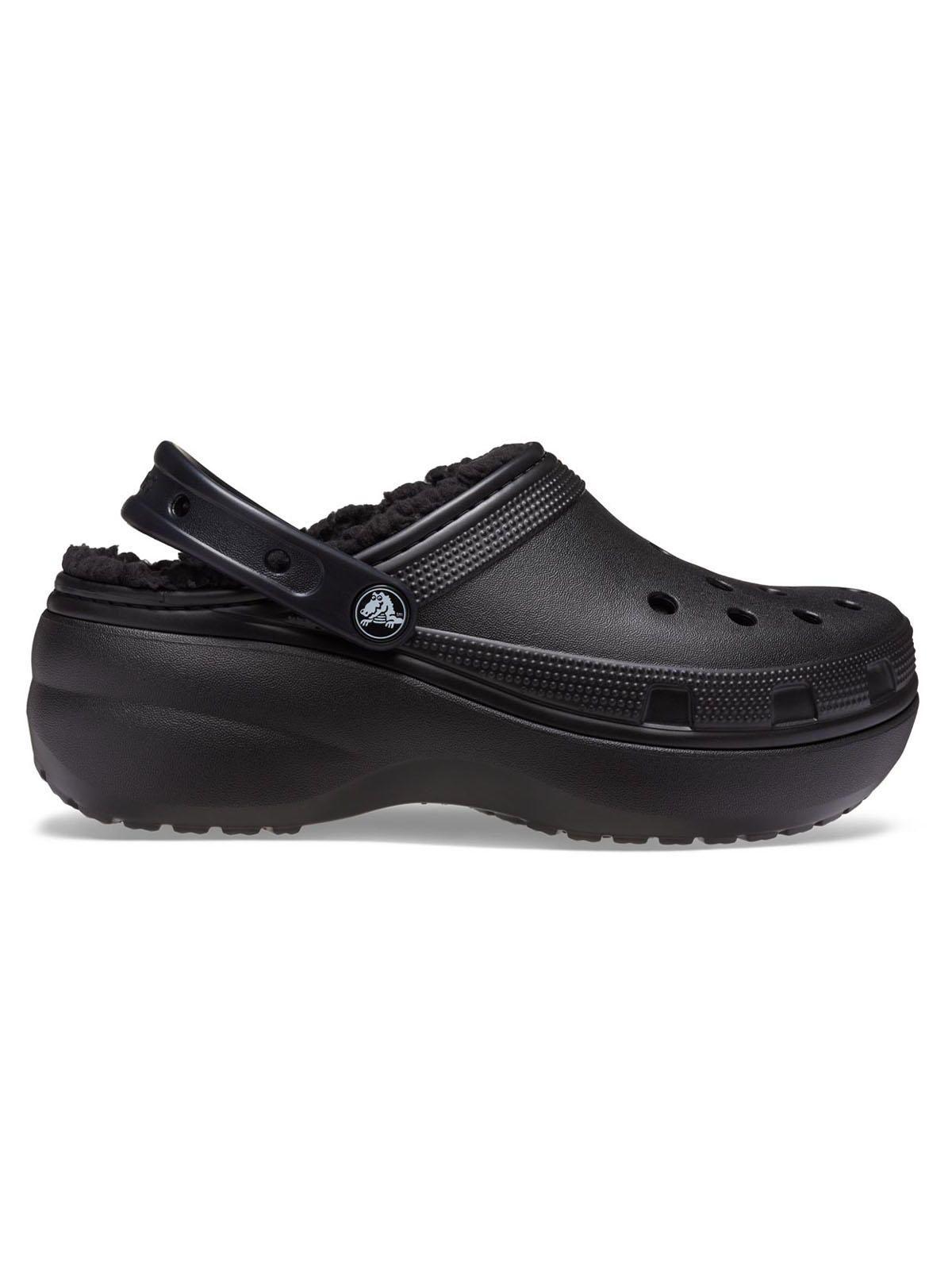 Zueco Crocs Mujer Lined Clog W Negro-0