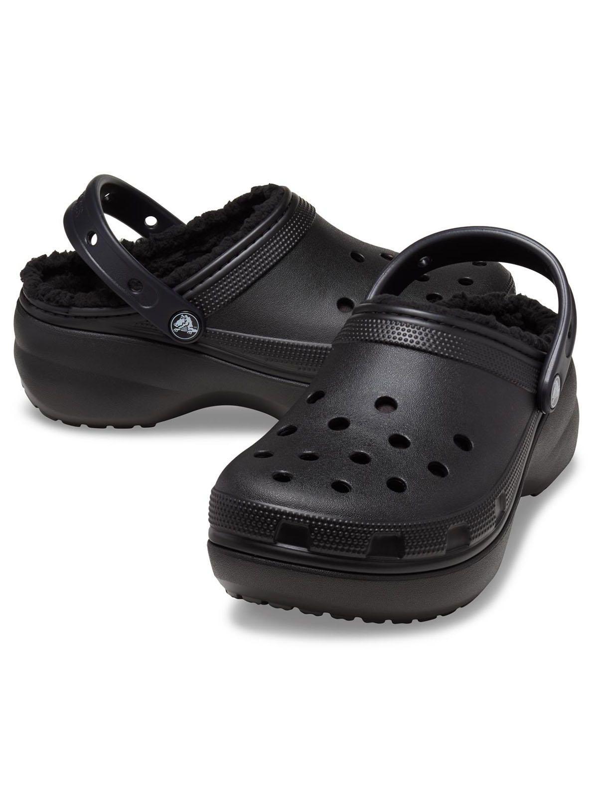 Zueco Crocs Mujer Lined Clog W Negro-3