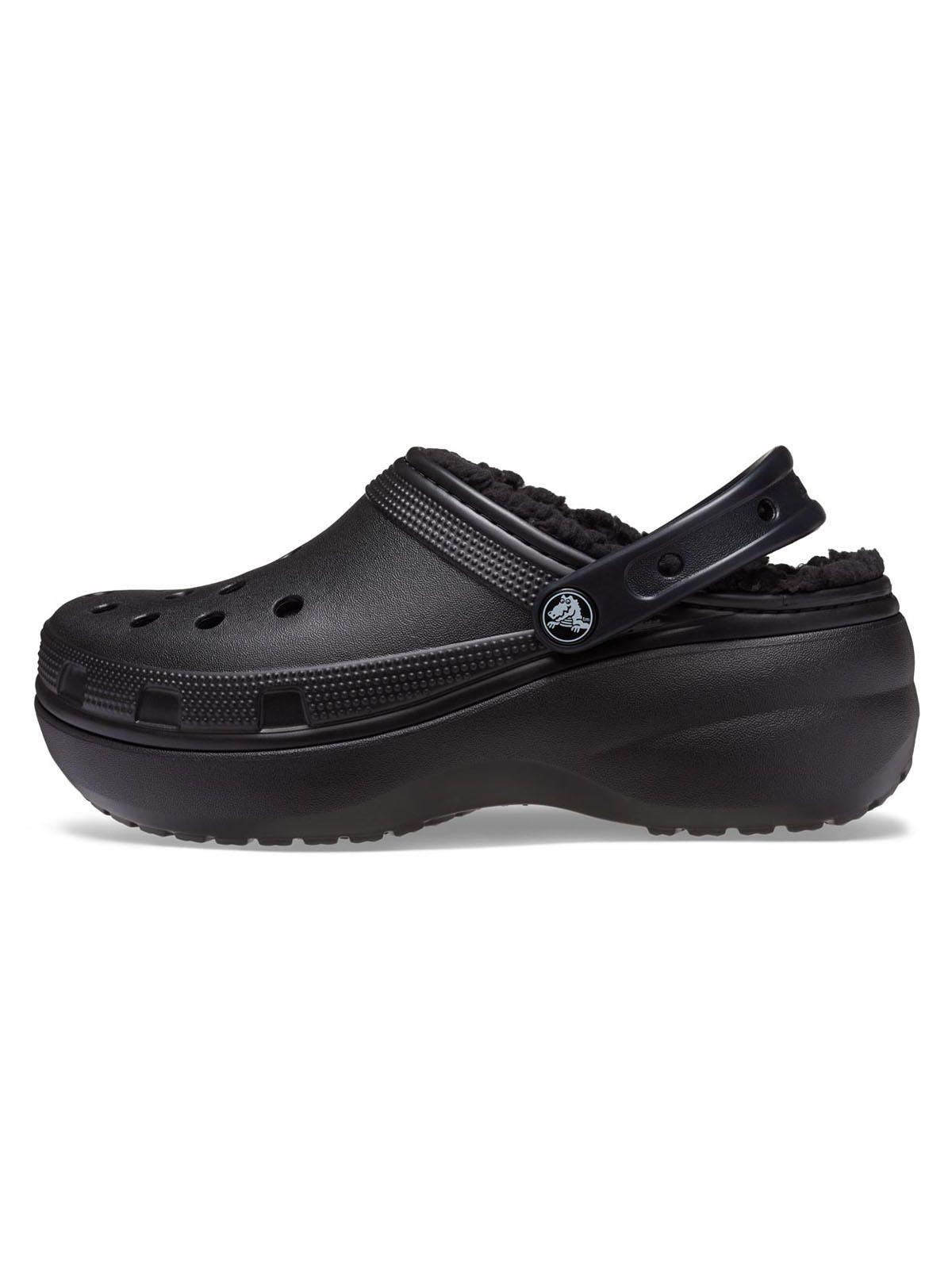 Zueco Crocs Mujer Lined Clog W Negro-1