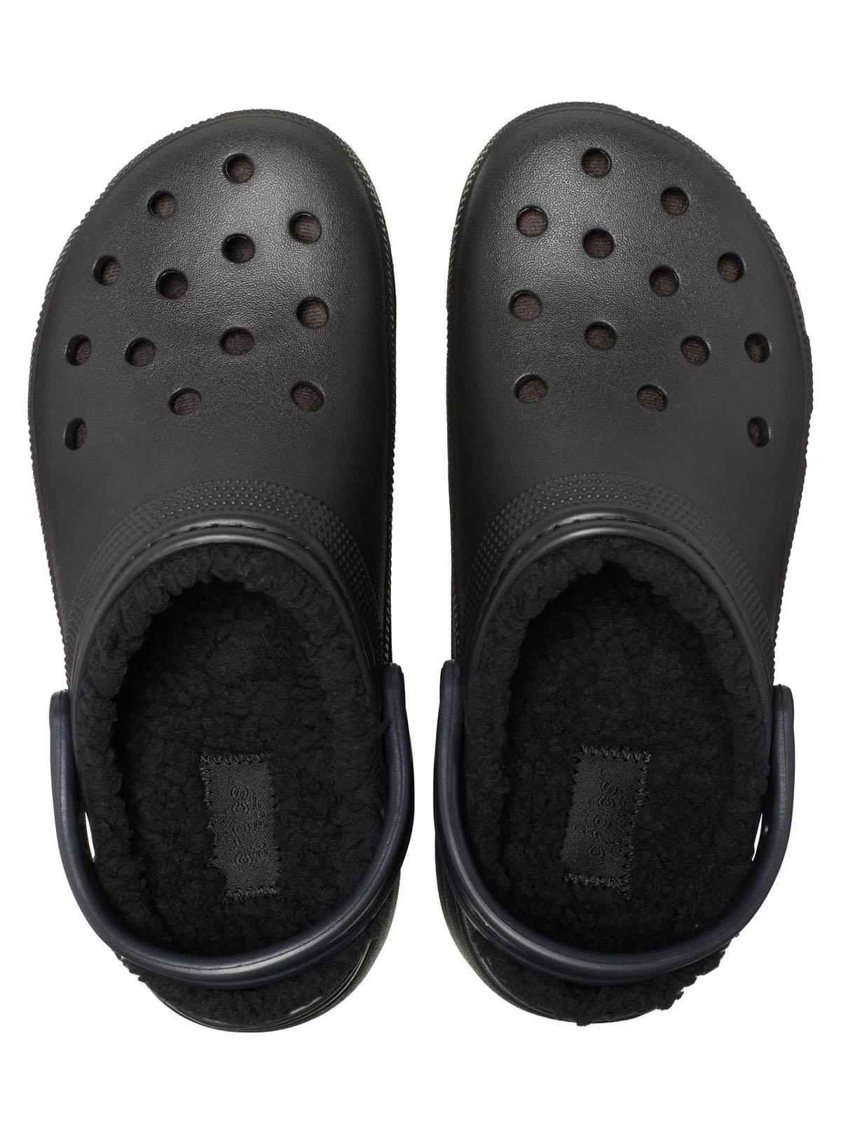 Zueco Crocs Mujer Lined Clog W Negro-4