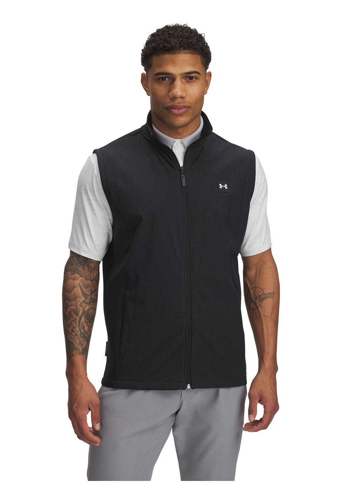 Parka Sin Mangas Ua Drive Pro Storm Hybrid Negro Para H-0