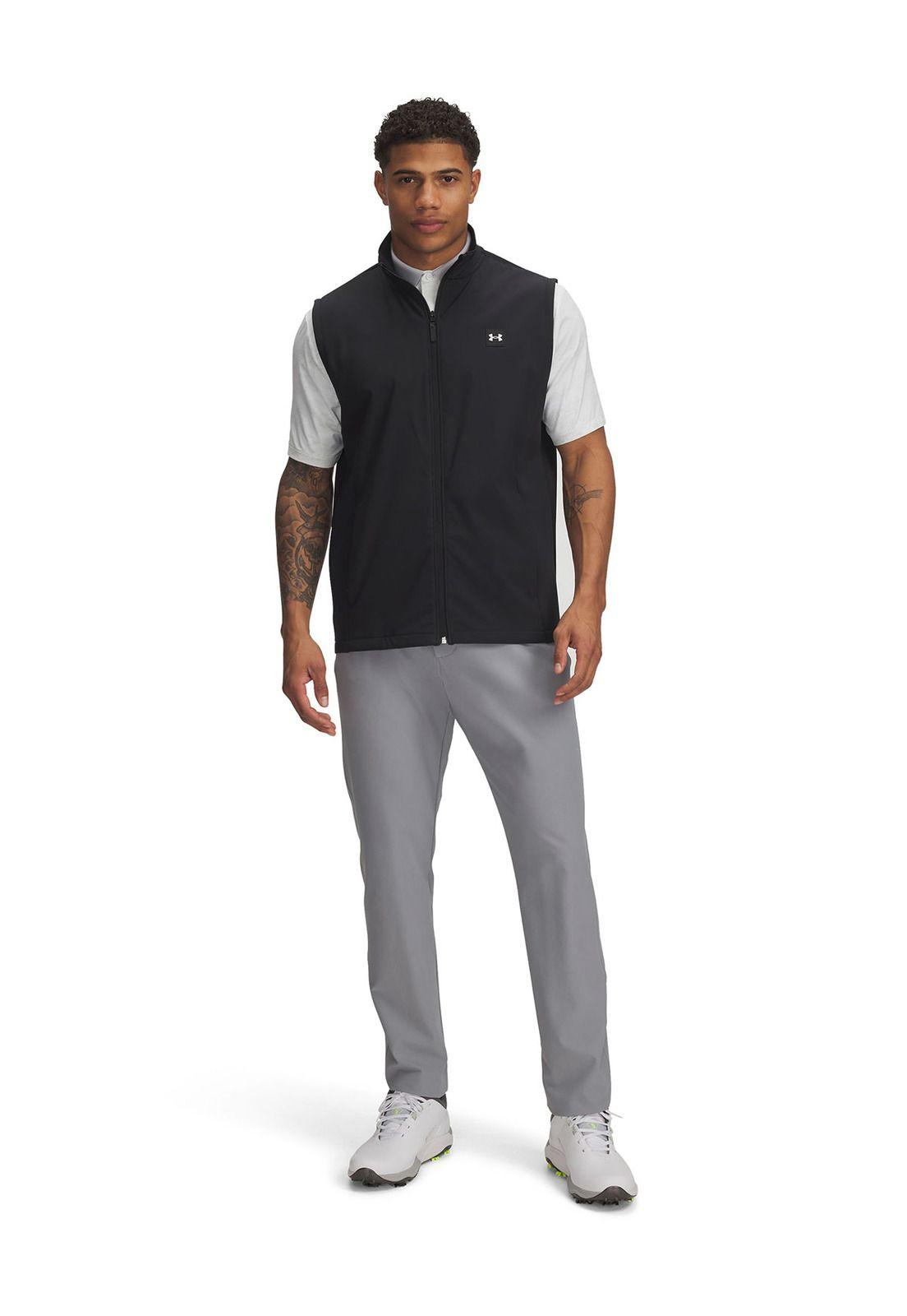 Parka Sin Mangas Ua Drive Pro Storm Hybrid Negro Para H-3