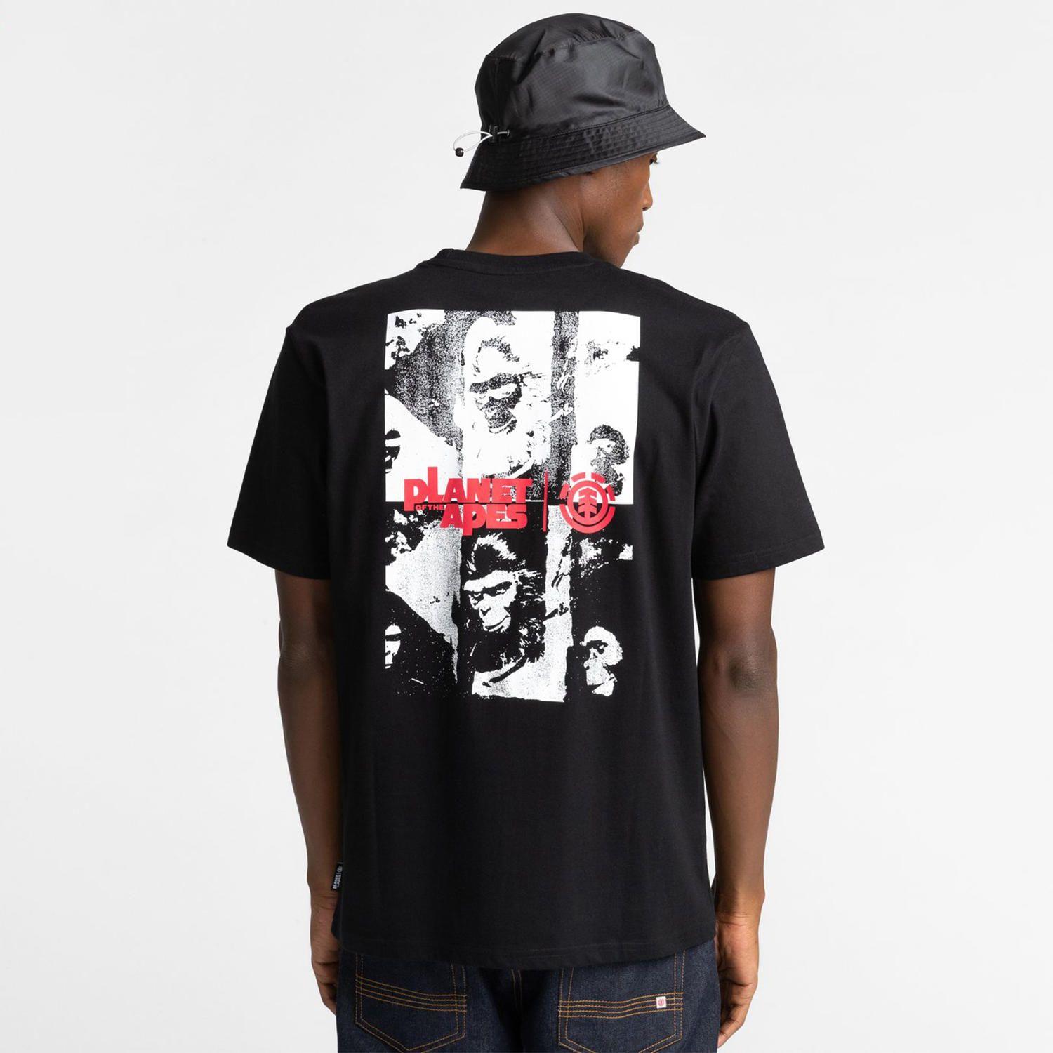 Polera M/C Hombre Pota Revival Negro-1
