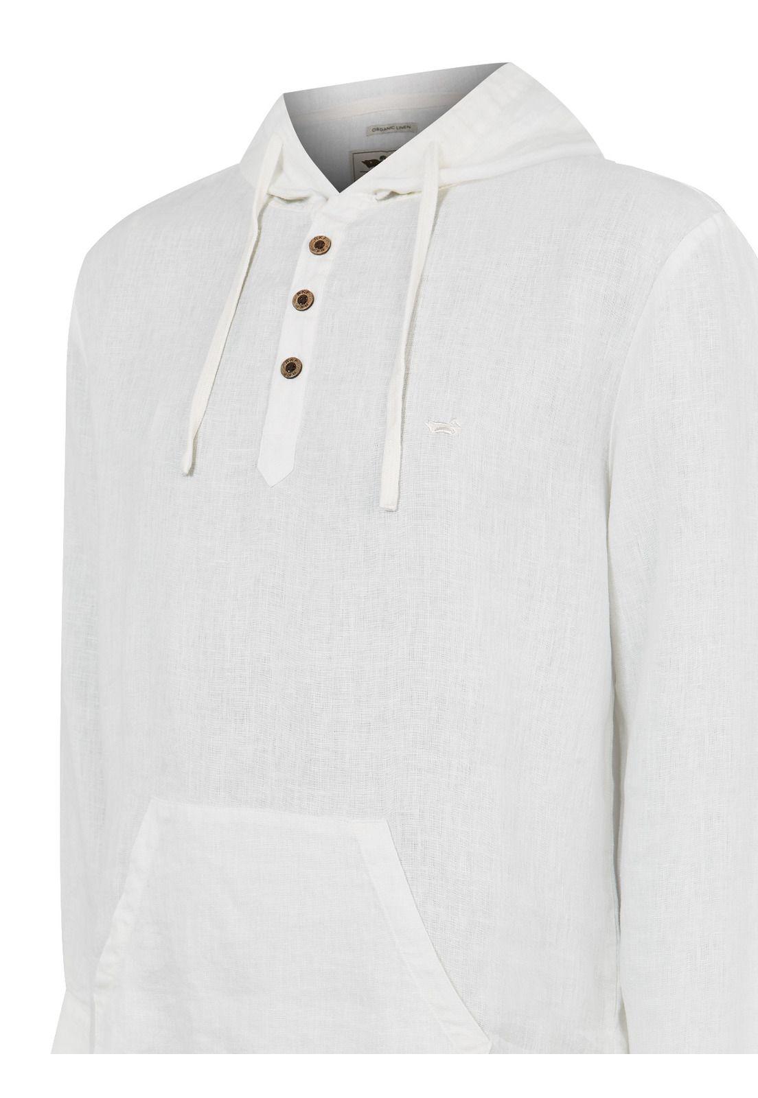 Polerón Lino Orgánico Beige Linen Hombre -3