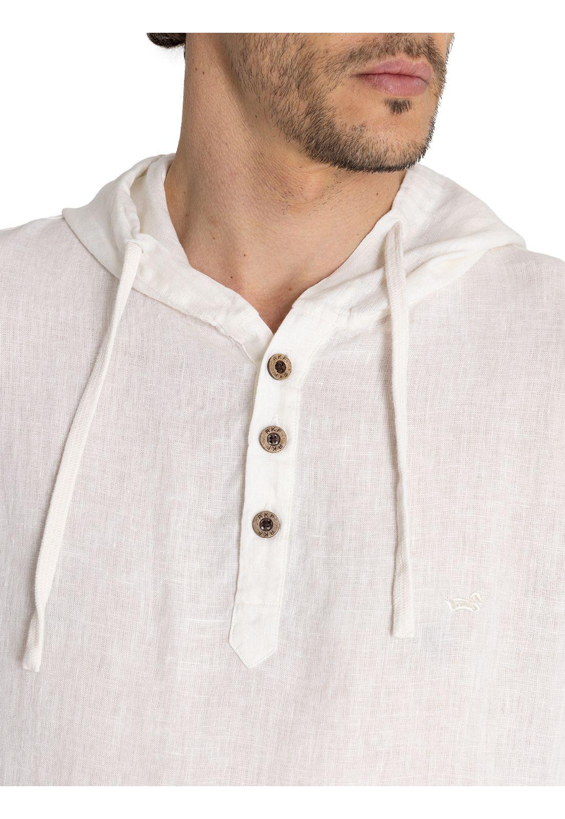 Polerón Lino Orgánico Beige Linen Hombre -6