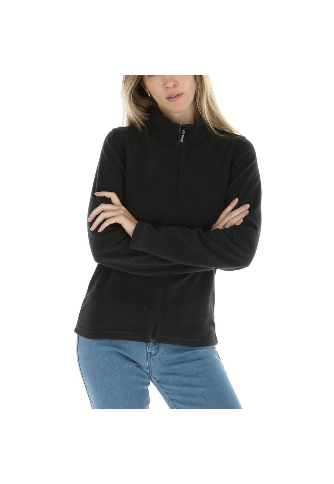 Polar Mujer Microfleece Jacket Negro-3