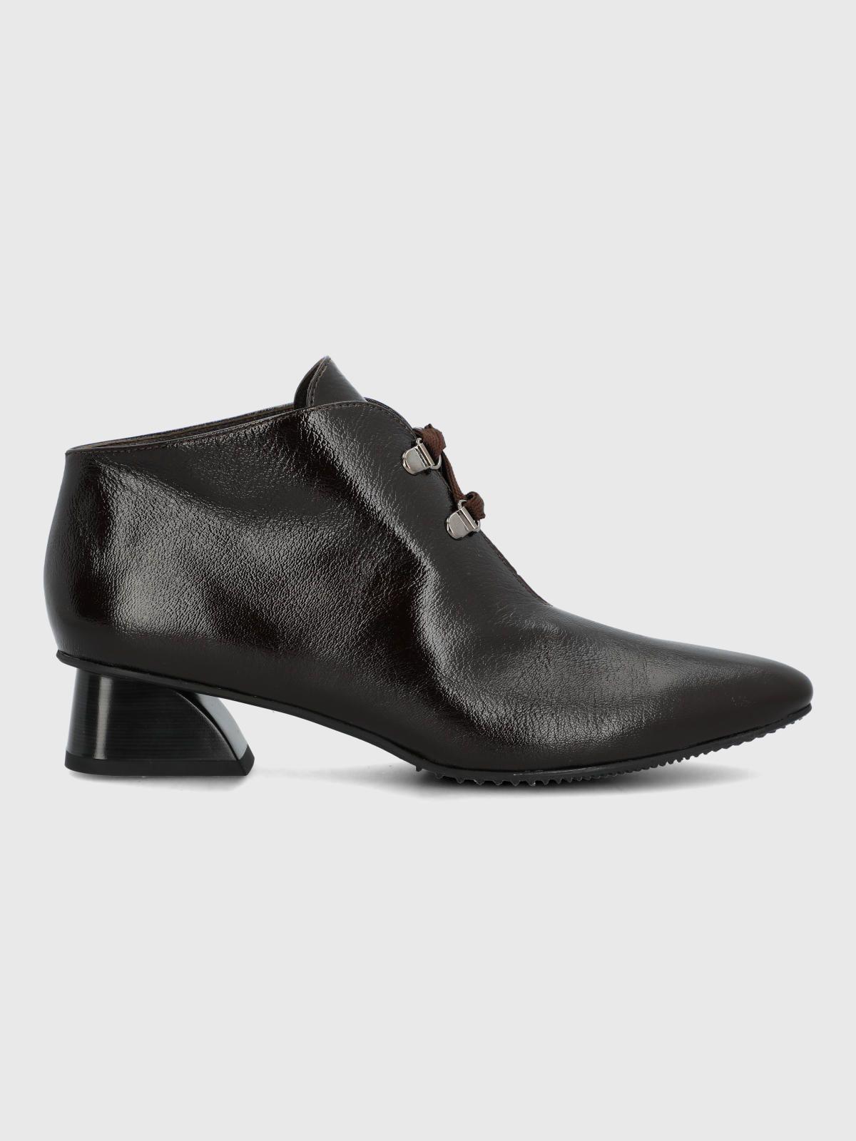 Zapato Brunate Cuero Mujer Treza Café-3