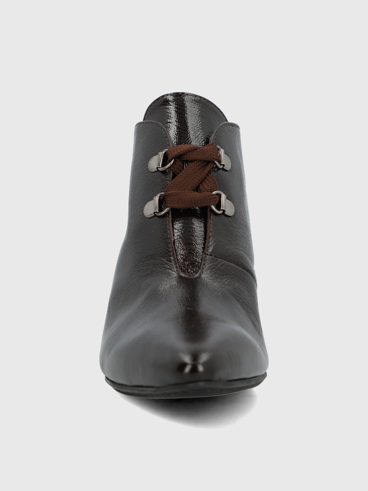 Zapato Brunate Cuero Mujer Treza Café-4