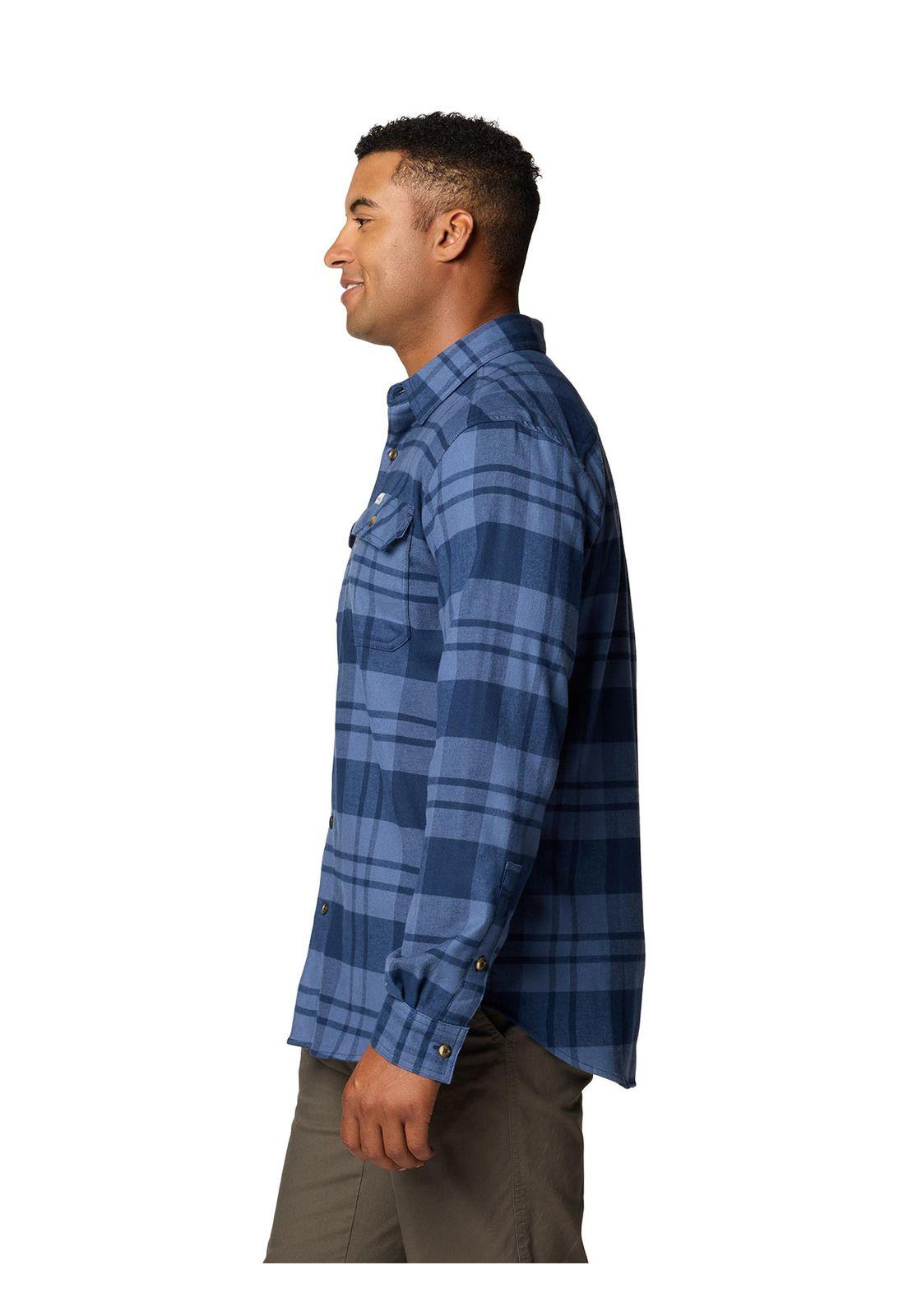 Camisa mangalarga Hombre Flare Gun Strtch Azul-1