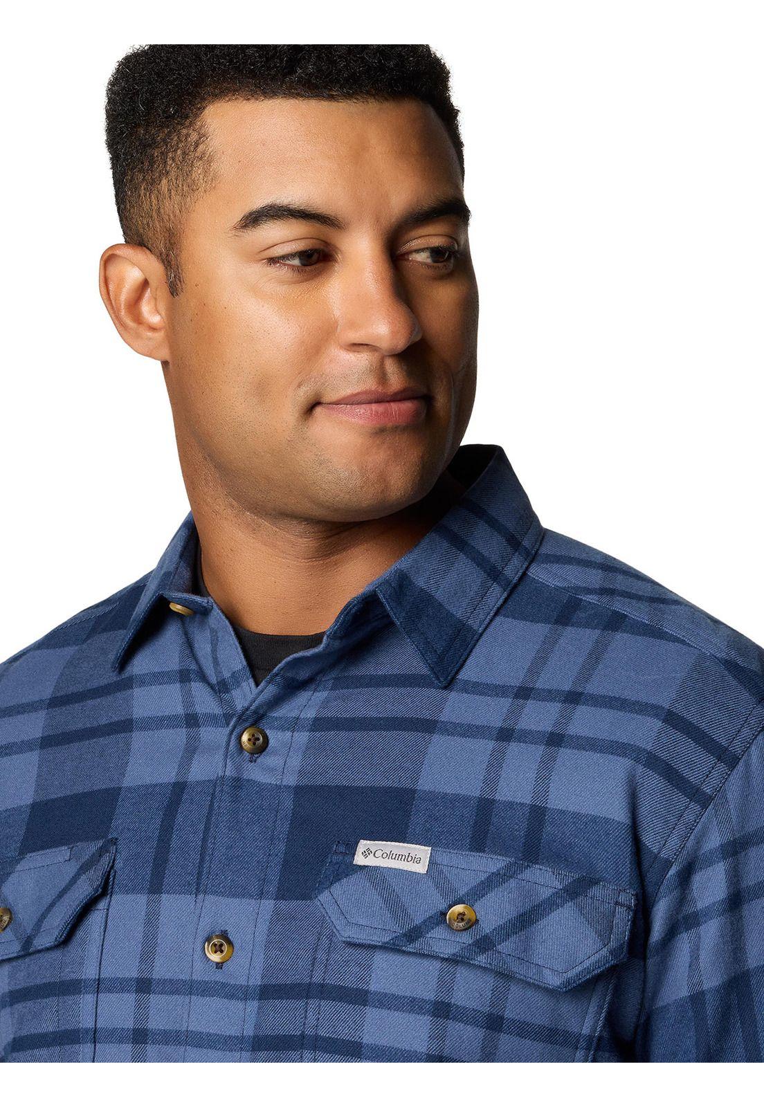 Camisa mangalarga Hombre Flare Gun Strtch Azul-3