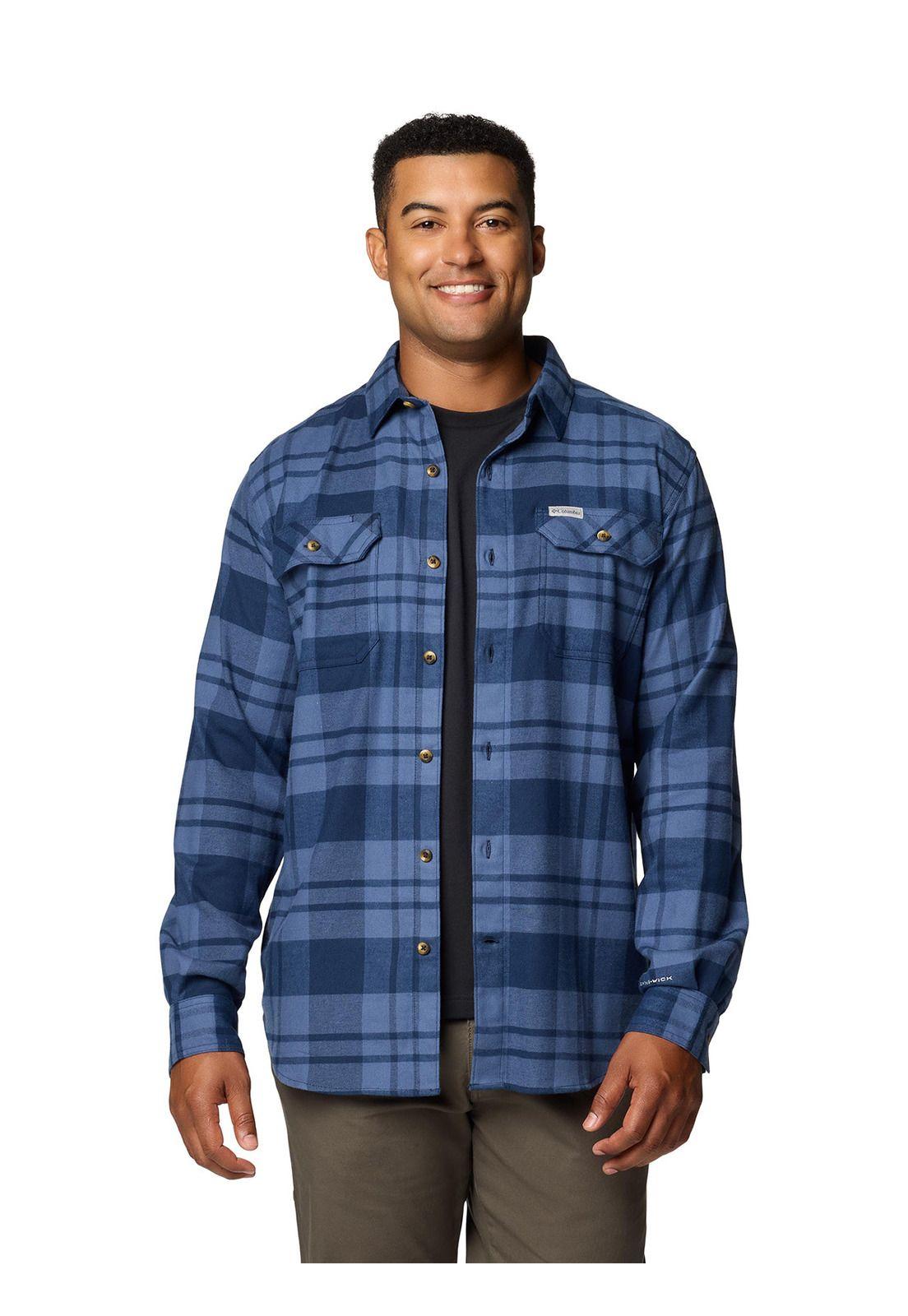 Camisa mangalarga Hombre Flare Gun Strtch Azul-4