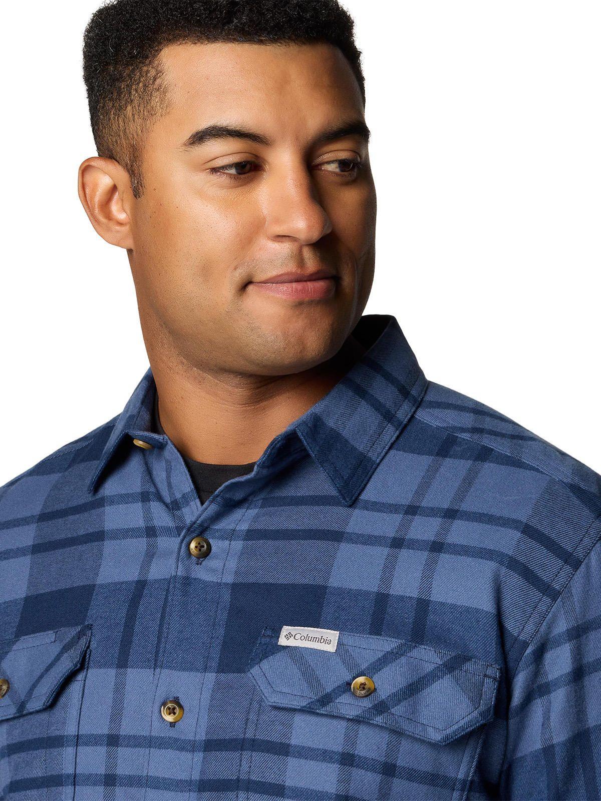 Camisa mangalarga Hombre Flare Gun Strtch Azul-3