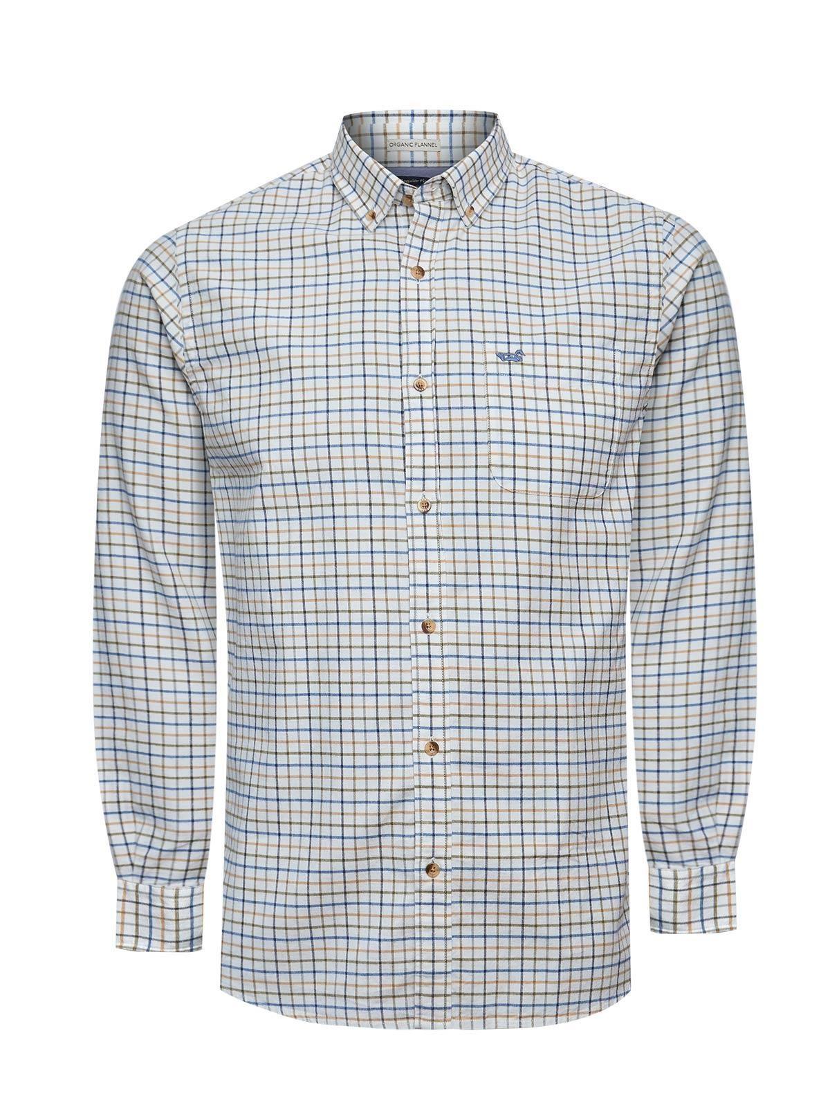 Camisa Algodón Orgánico Hombre Viyella Blanco-0