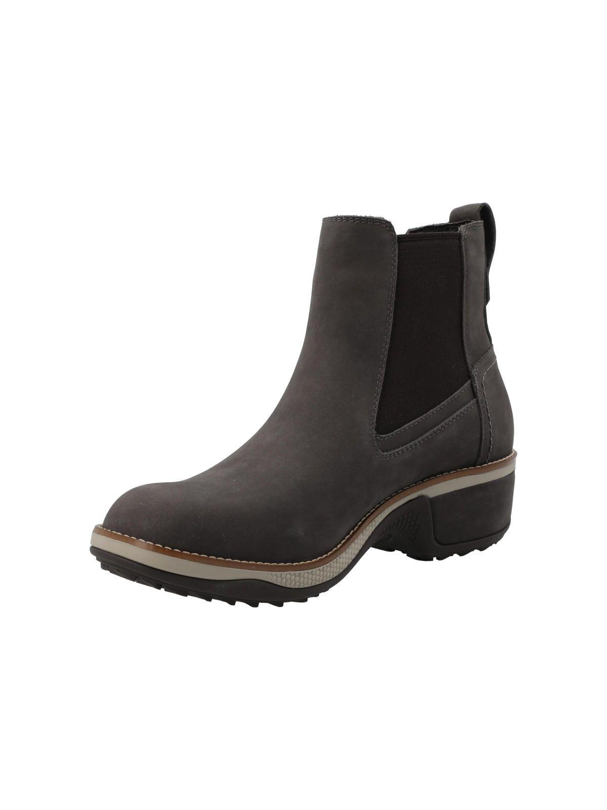 Botin Cuero Mujer Napier Gris-4