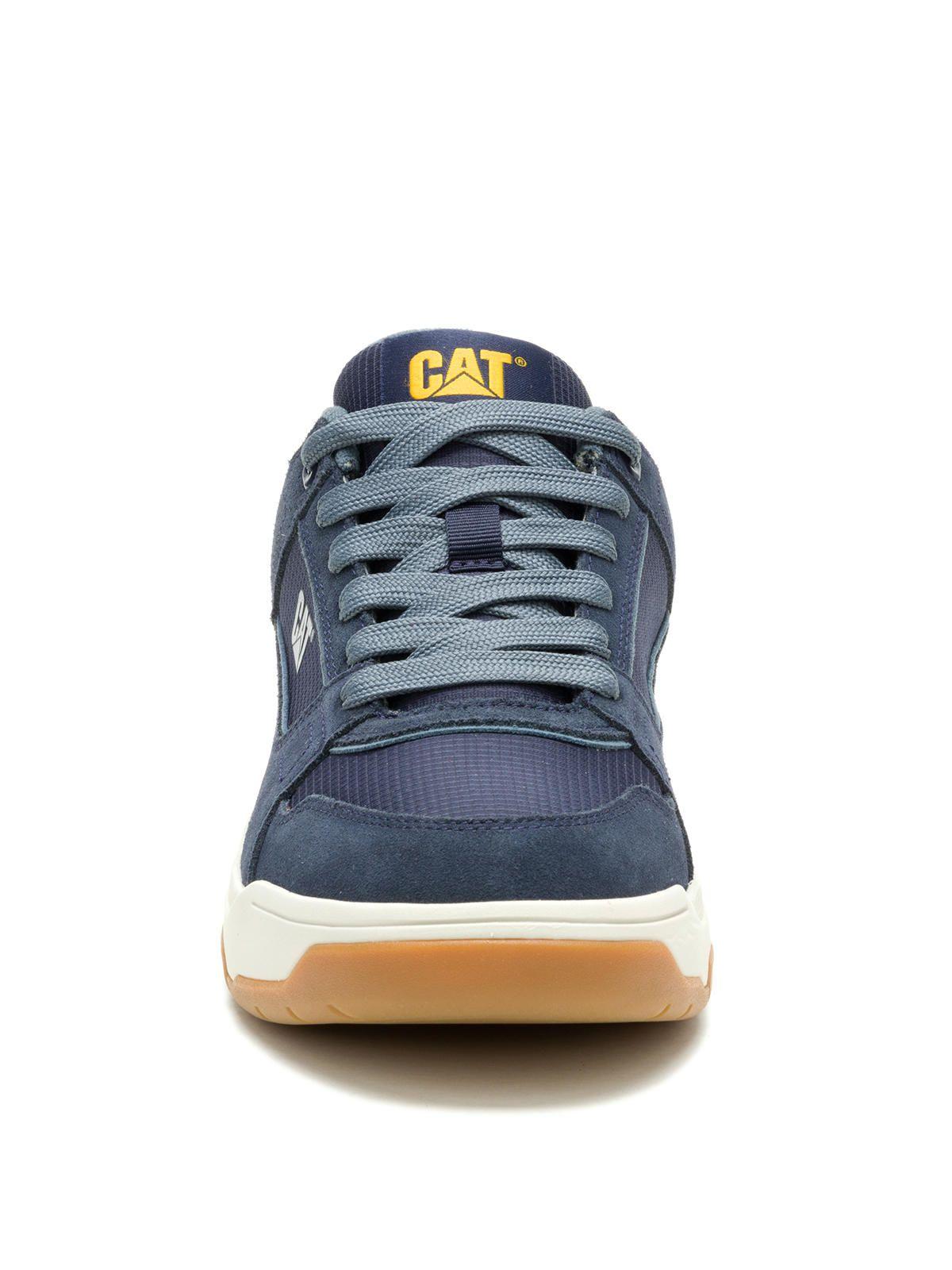 Zapatilla C/Caña Cuero Hombre Theorem Mid Azul-4