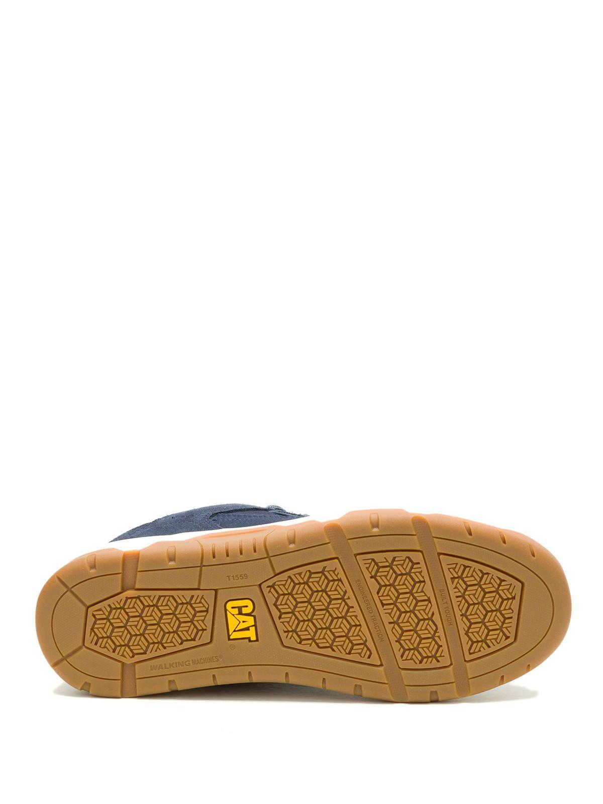 Zapatilla C/Caña Cuero Hombre Theorem Mid Azul-7