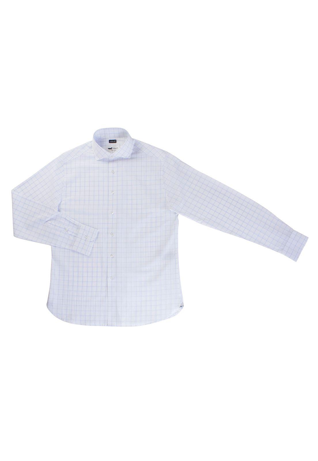 Camisa Algodón Libre de Arrugas Blanco Rockford-0