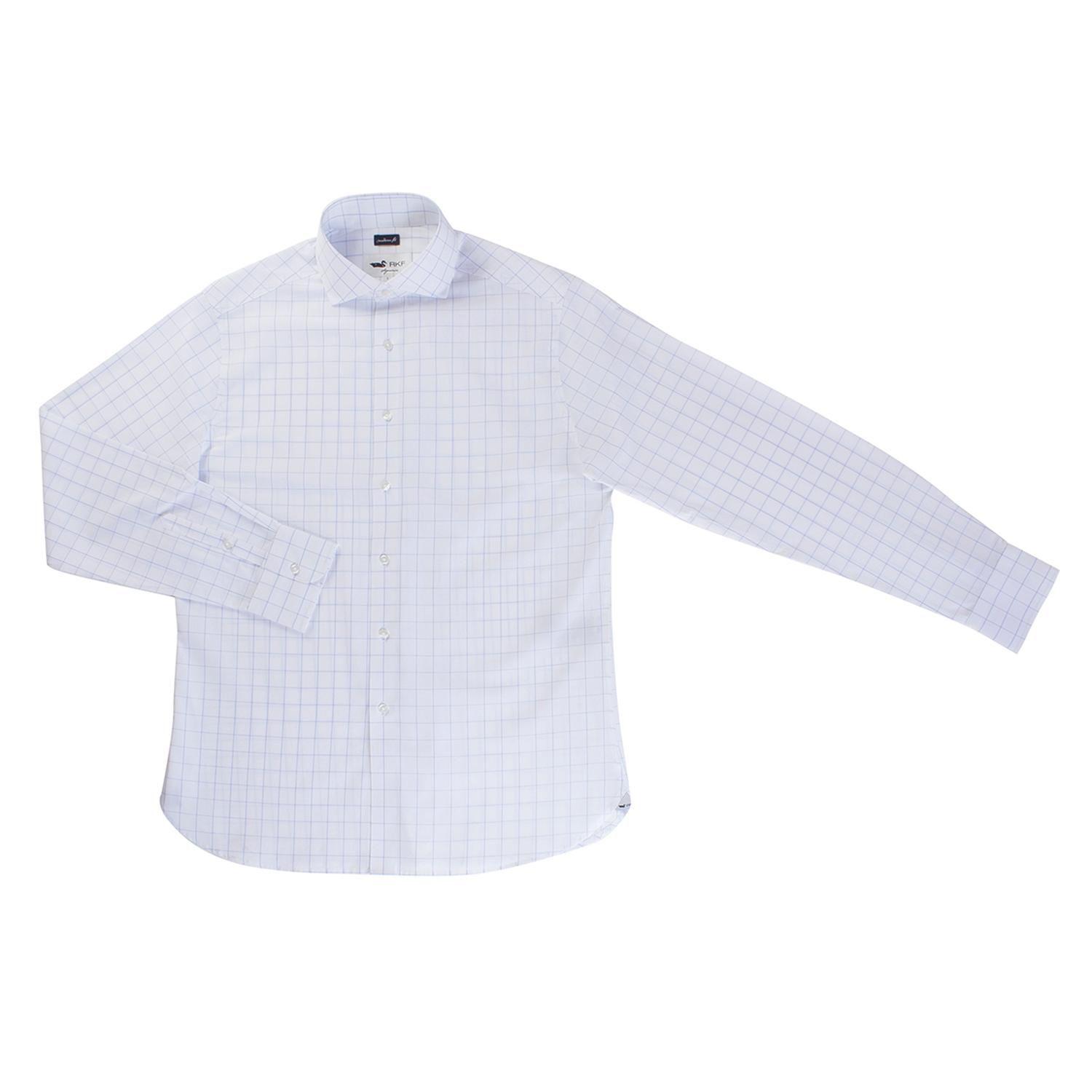 Camisa Algodón Libre de Arrugas Blanco Rockford-0