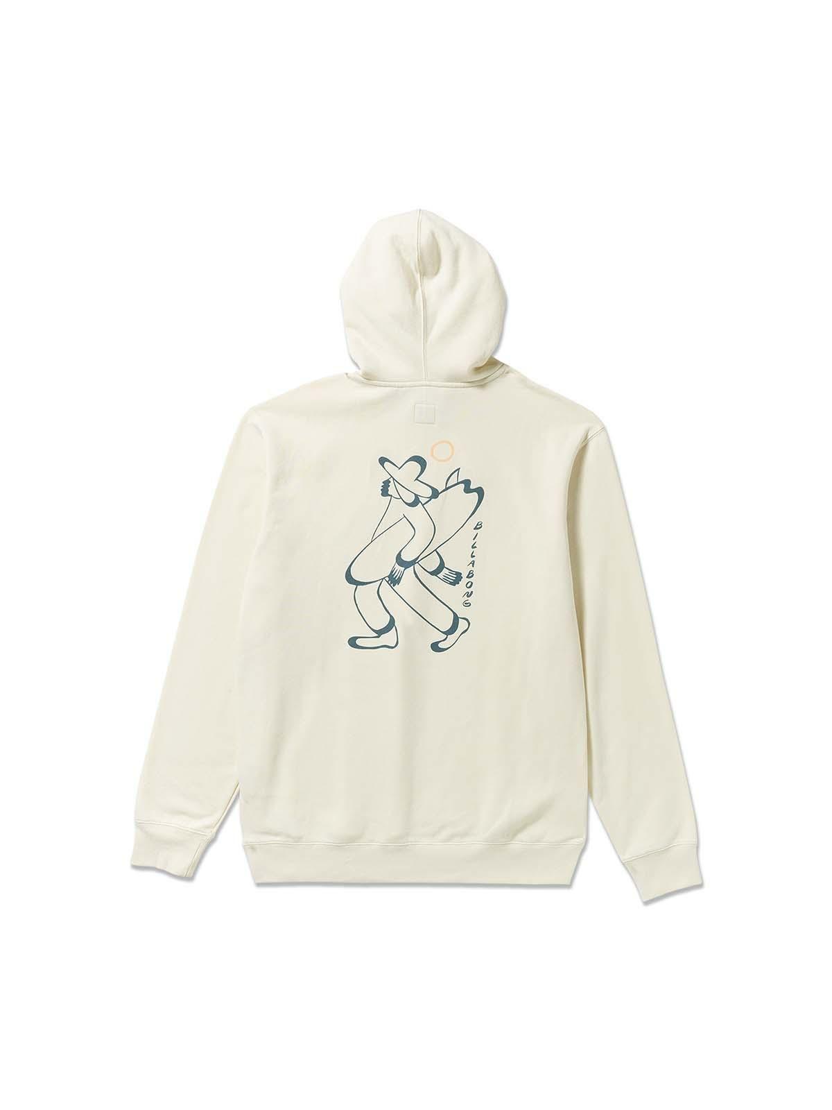 Polerón Hombre Up the beach Blanco-1