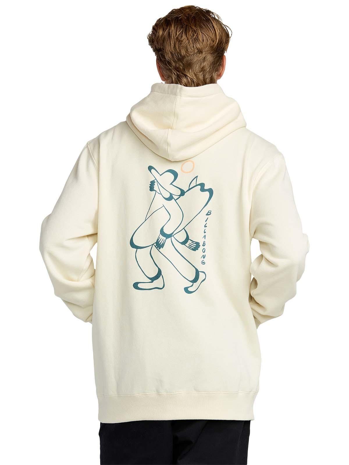 Polerón Hombre Up the beach Blanco-5