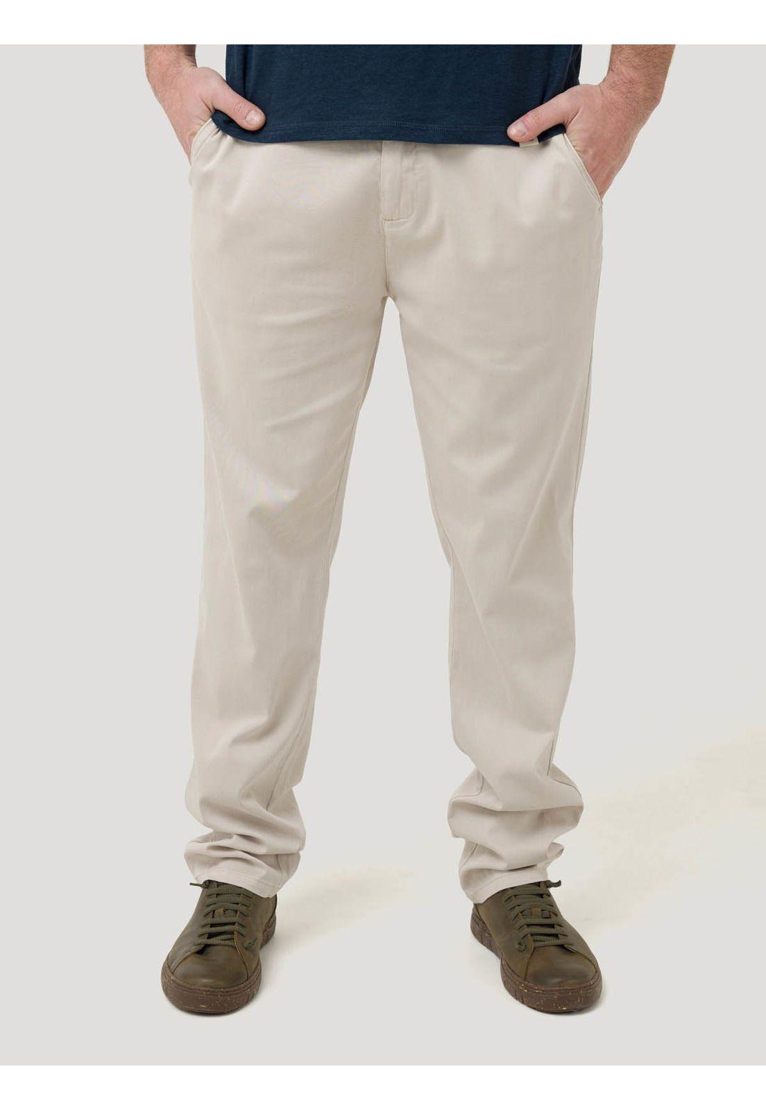 Pantalón Algodón Hombre Napoli Beige-4