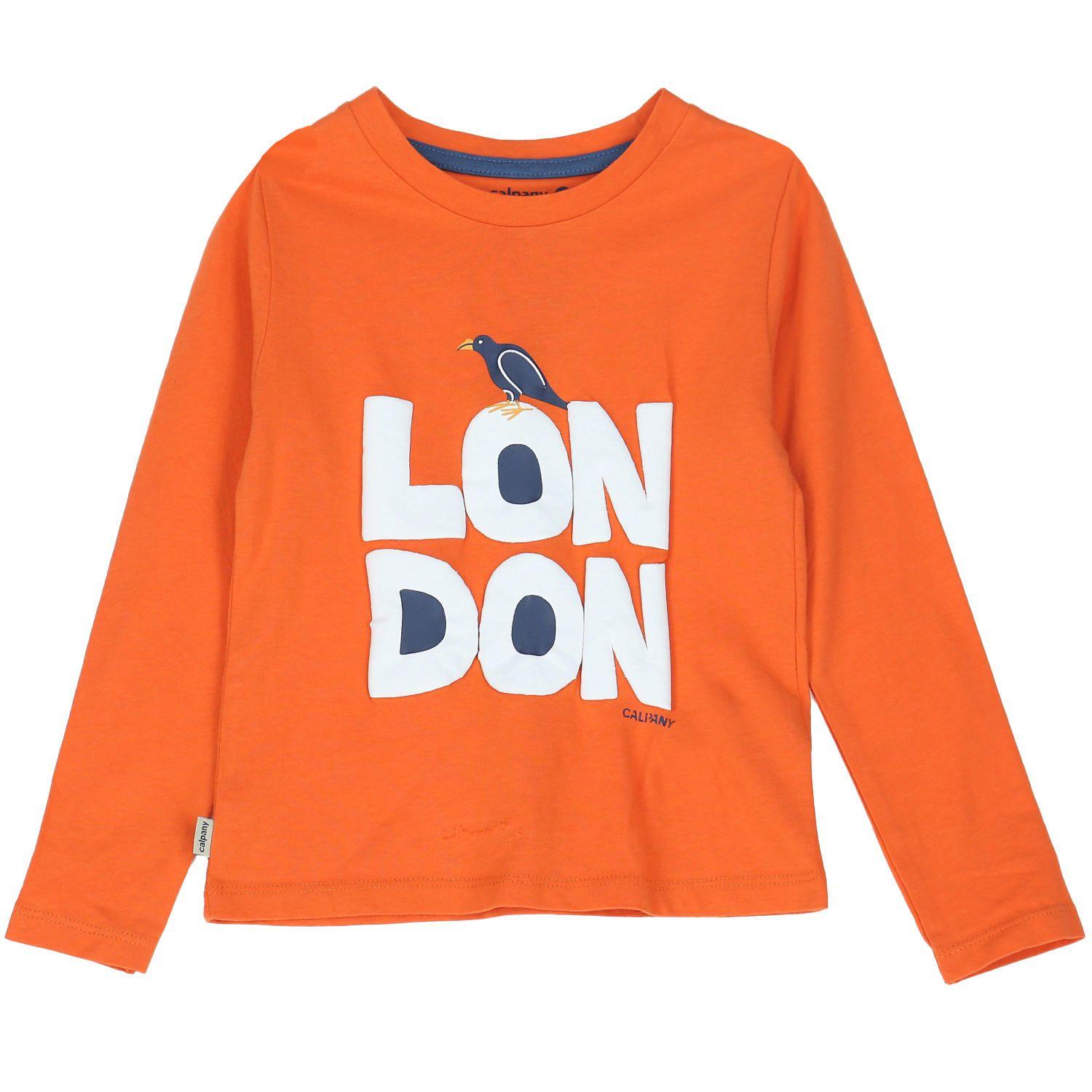 Polera Niño London Naranja-0