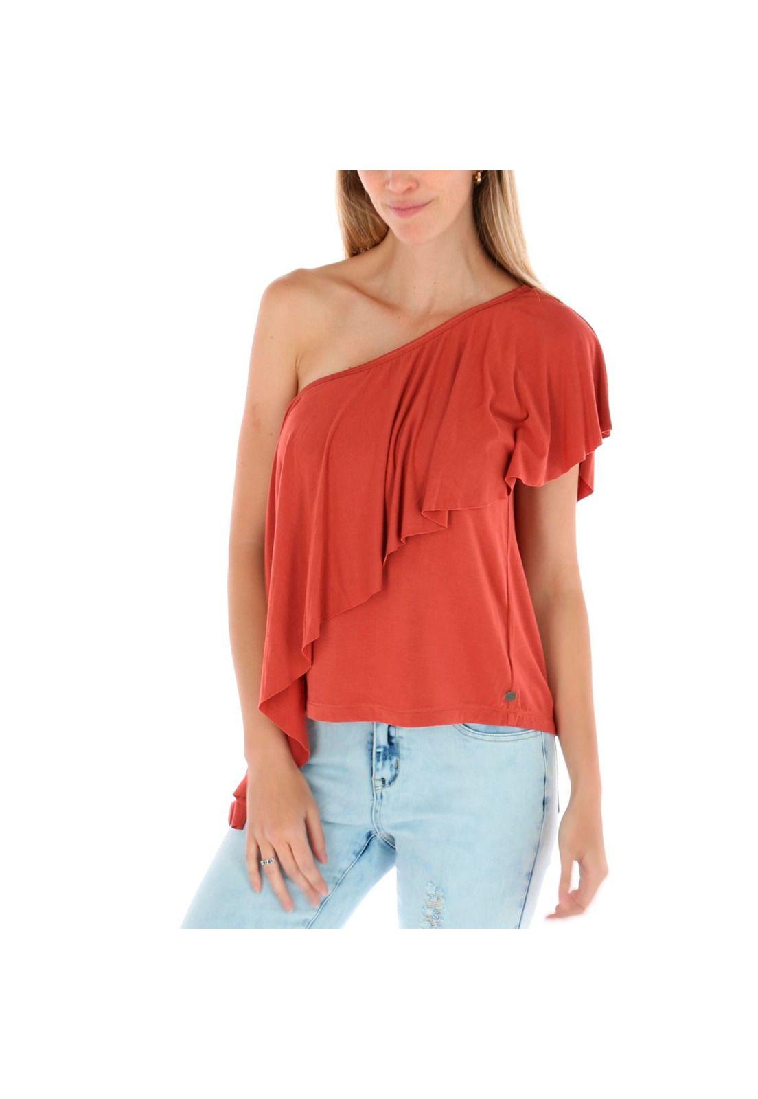 Blusa Sm Mujer Beth Knit Top Burdeo-0