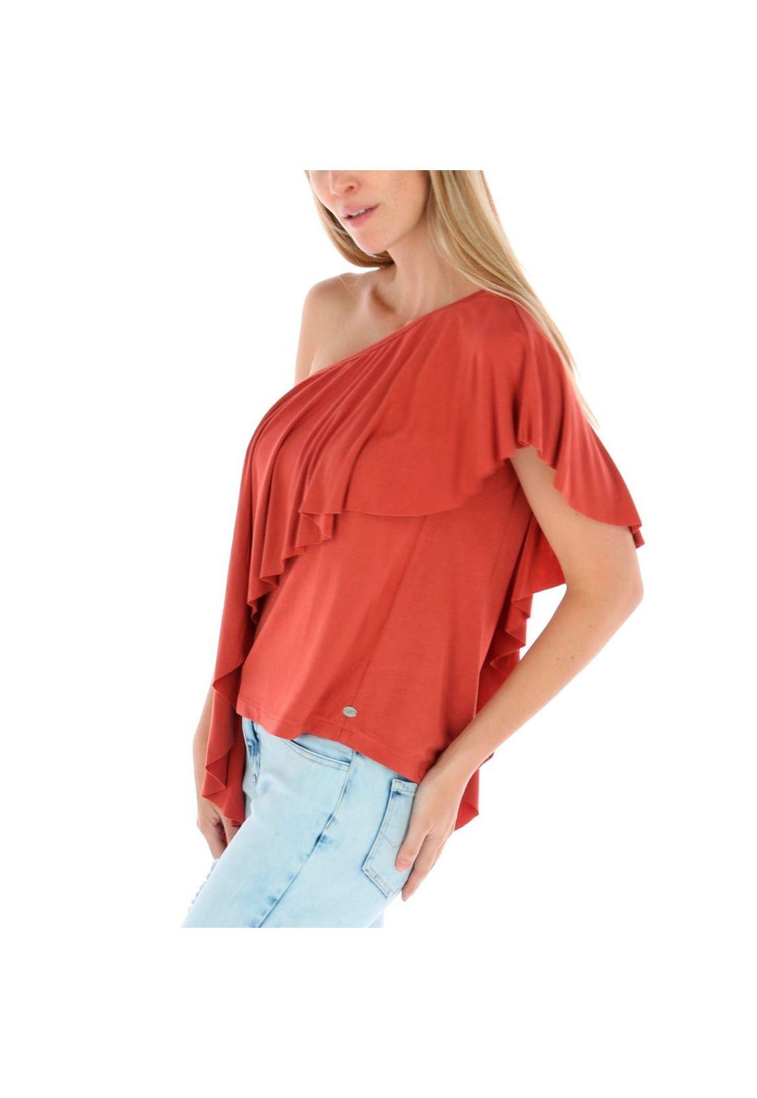 Blusa Sm Mujer Beth Knit Top Burdeo-1