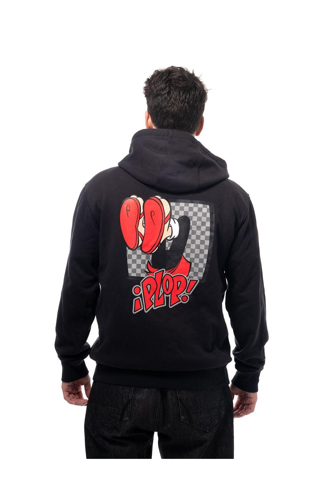 Polerón Unisex Condorito Porque Po Negro-0